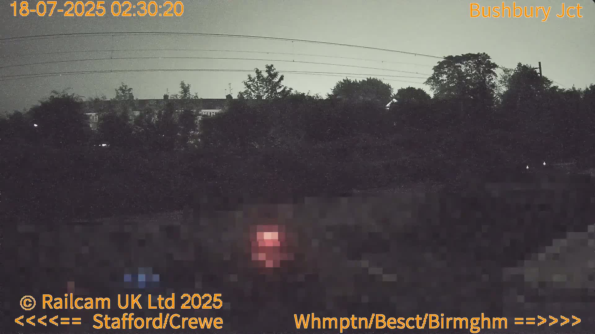 Bushbury Railway Junction Live Cam -  Wolverhampton, West Midlands, England, united Kingdom