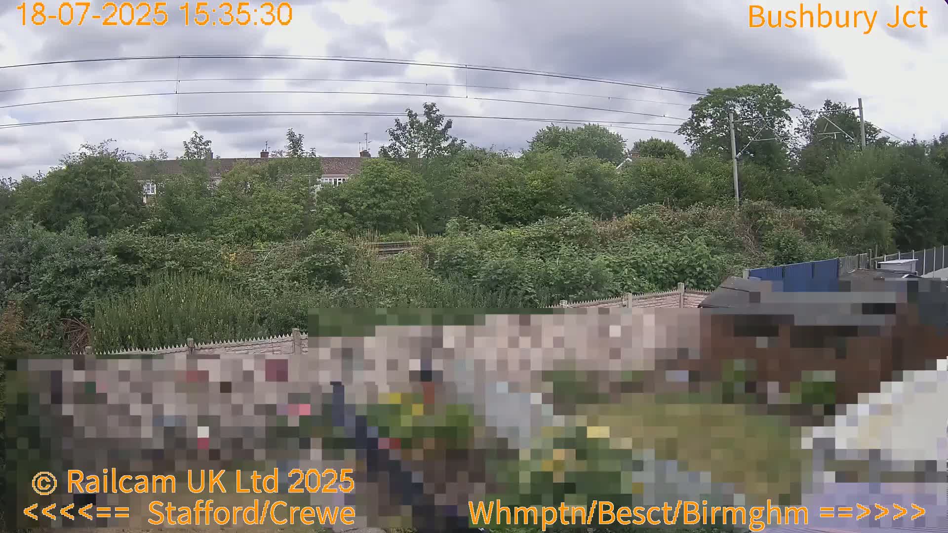 Bushbury Railway Junction Live Cam -  Wolverhampton, West Midlands, England, united Kingdom