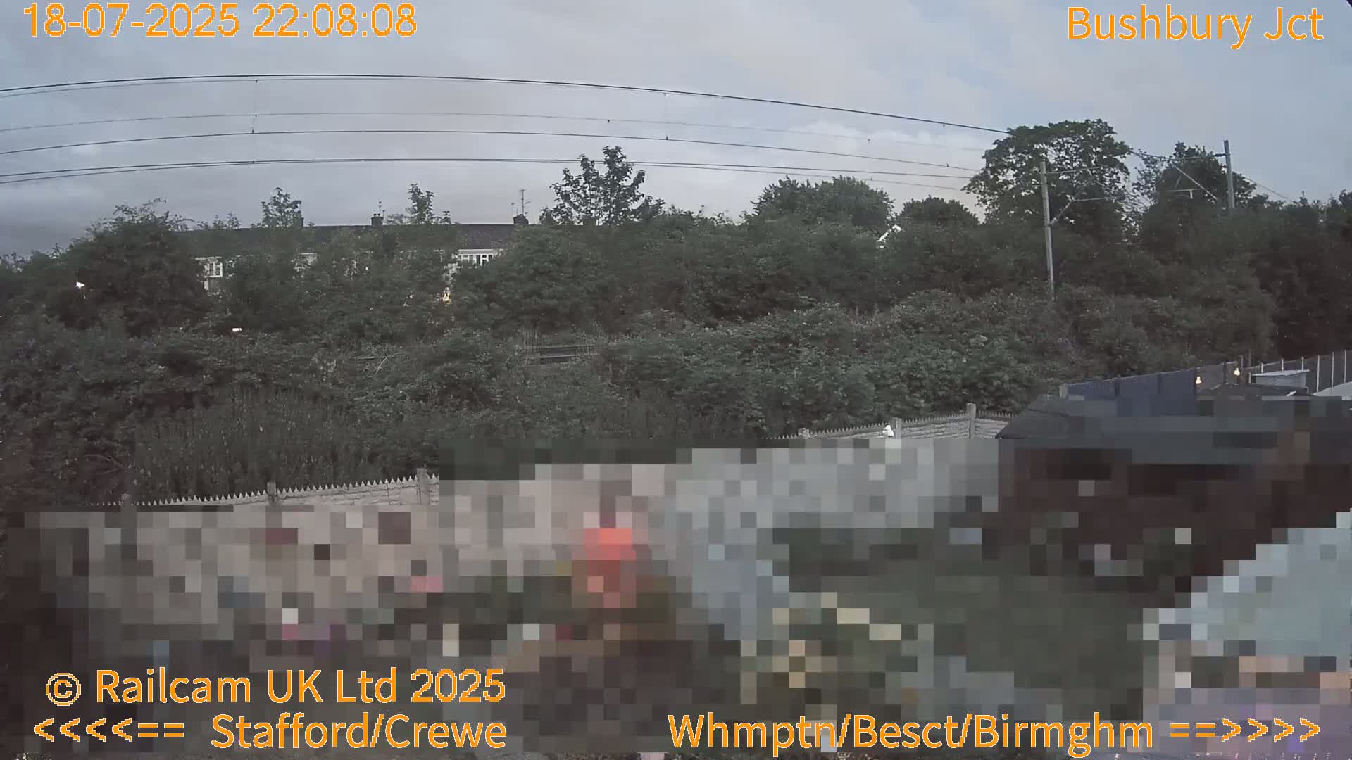 Bushbury Railway Junction Live Cam -  Wolverhampton, West Midlands, England, united Kingdom