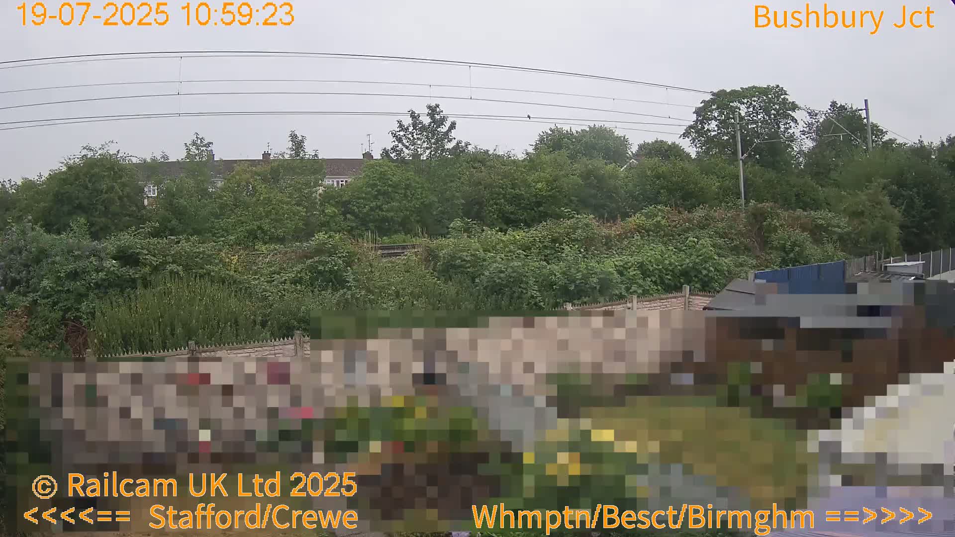 Bushbury Railway Junction Live Cam -  Wolverhampton, West Midlands, England, united Kingdom