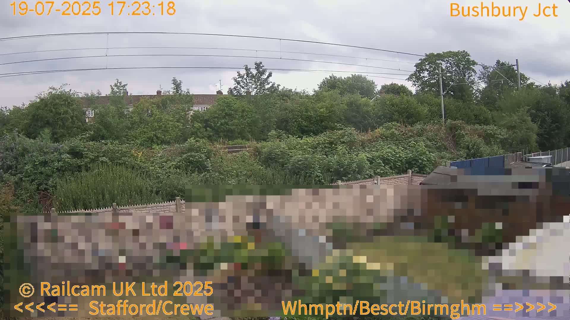Bushbury Railway Junction Live Cam -  Wolverhampton, West Midlands, England, united Kingdom