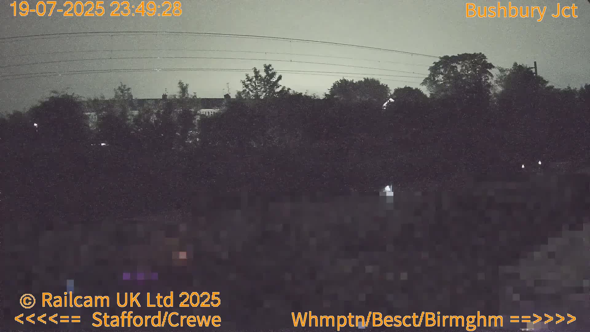 Bushbury Railway Junction Live Cam -  Wolverhampton, West Midlands, England, united Kingdom