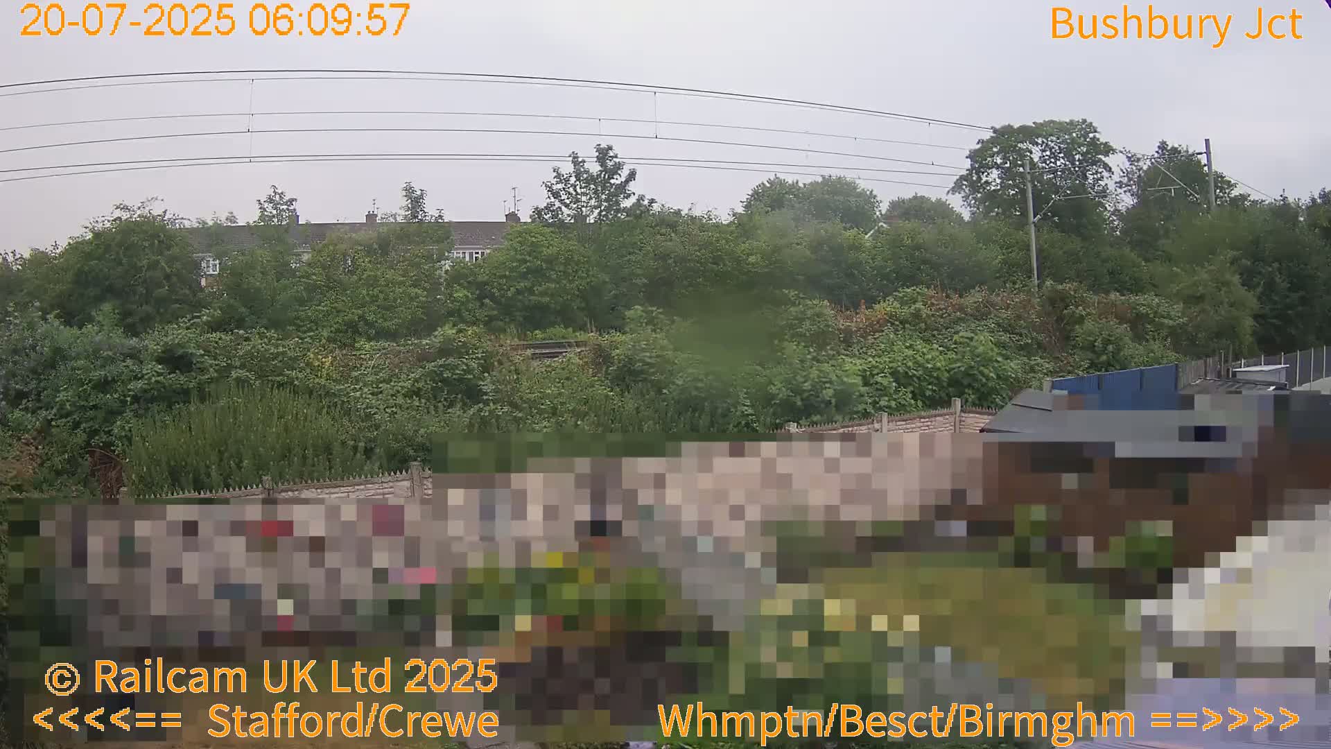 Bushbury Railway Junction Live Cam -  Wolverhampton, West Midlands, England, united Kingdom