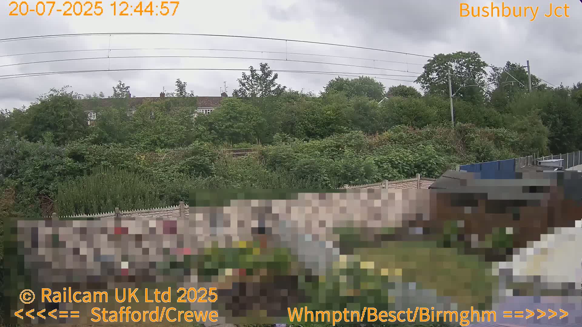 Bushbury Railway Junction Live Cam -  Wolverhampton, West Midlands, England, united Kingdom