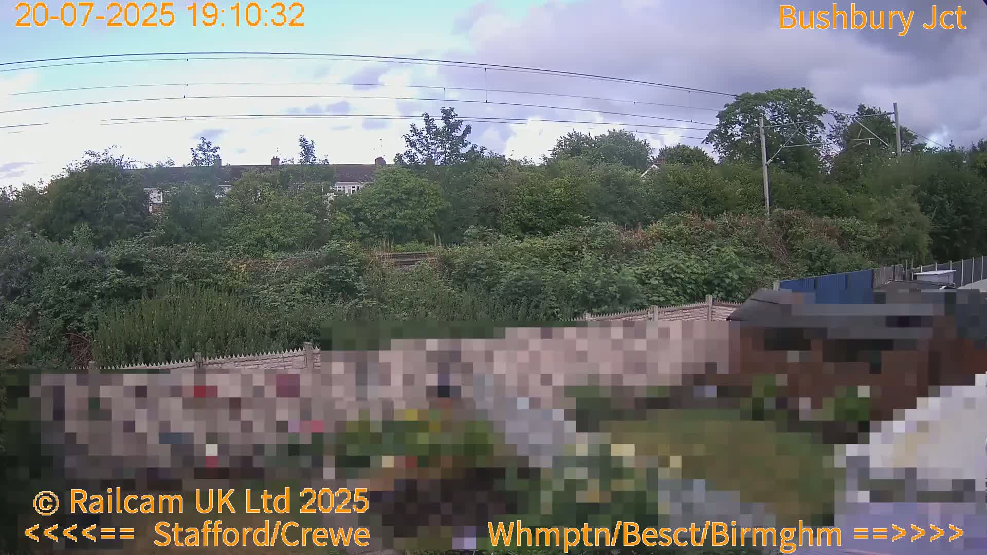 Bushbury Railway Junction Live Cam -  Wolverhampton, West Midlands, England, united Kingdom