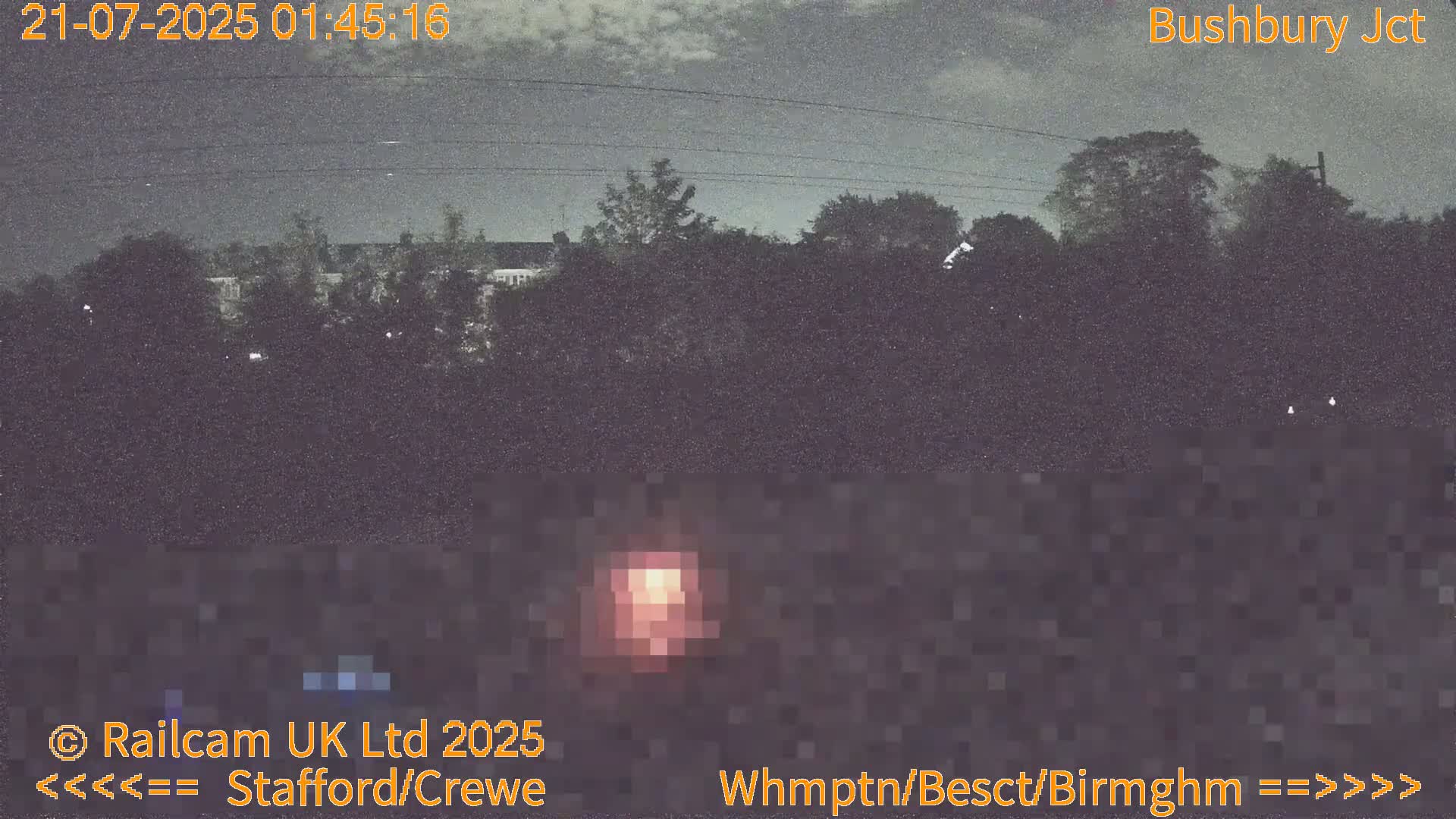 Bushbury Railway Junction Live Cam -  Wolverhampton, West Midlands, England, united Kingdom