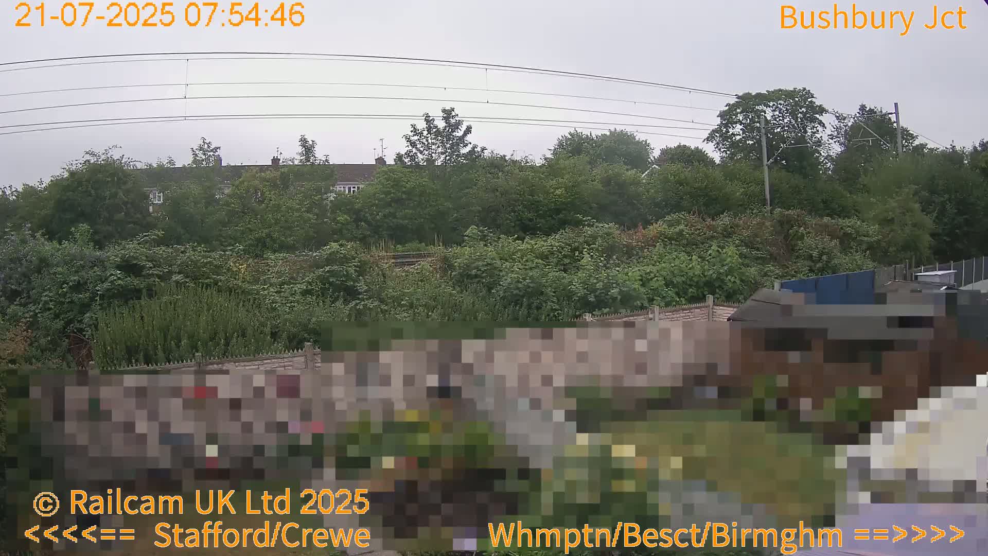 Bushbury Railway Junction Live Cam -  Wolverhampton, West Midlands, England, united Kingdom