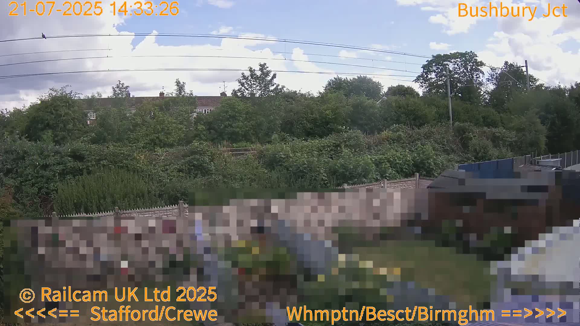 Bushbury Railway Junction Live Cam -  Wolverhampton, West Midlands, England, united Kingdom