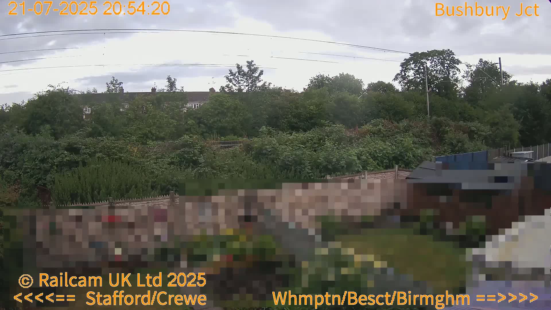 Bushbury Railway Junction Live Cam -  Wolverhampton, West Midlands, England, united Kingdom
