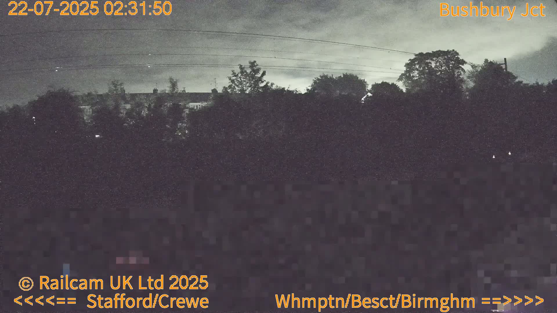Bushbury Railway Junction Live Cam -  Wolverhampton, West Midlands, England, united Kingdom