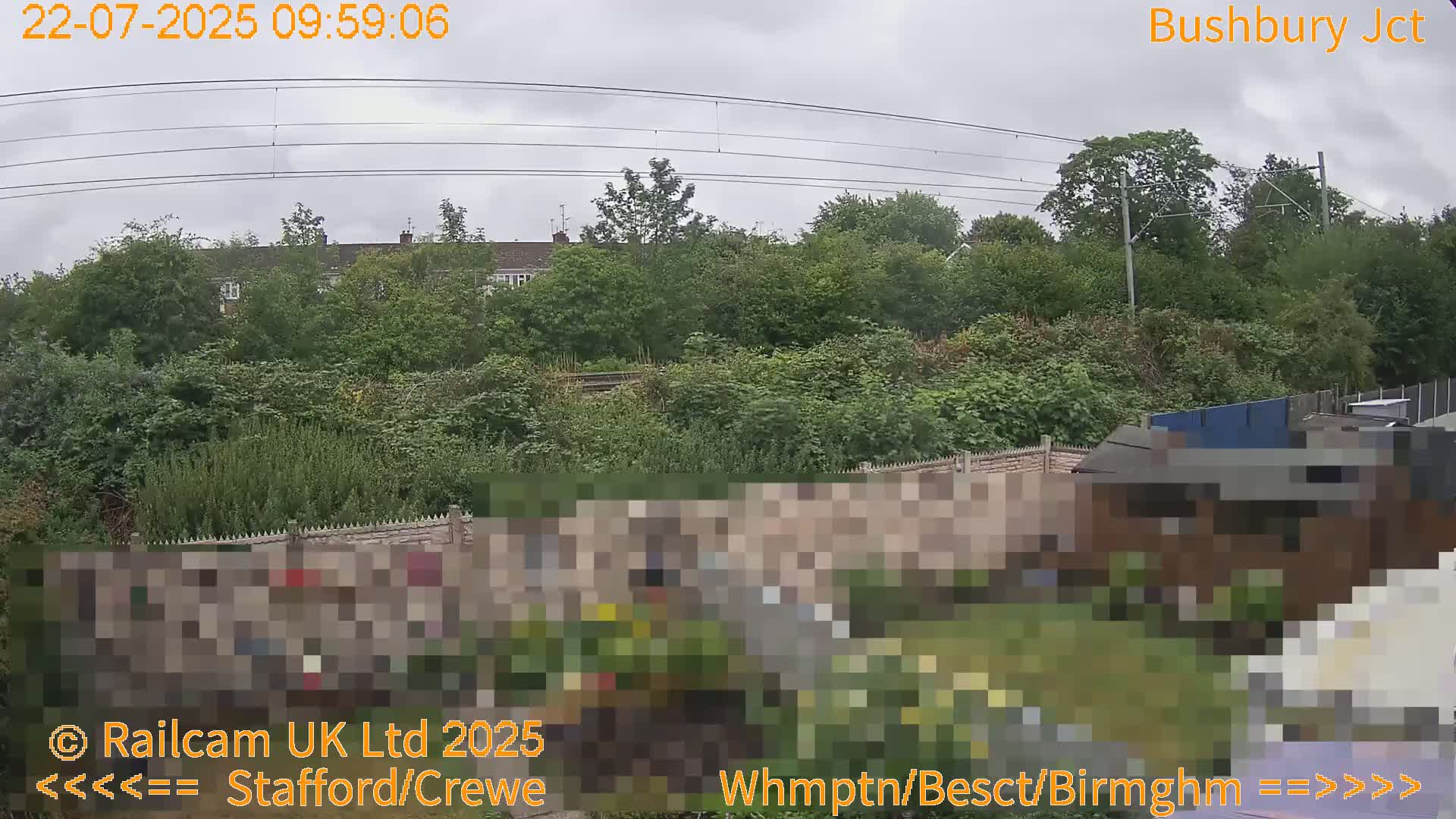 Bushbury Railway Junction Live Cam -  Wolverhampton, West Midlands, England, united Kingdom