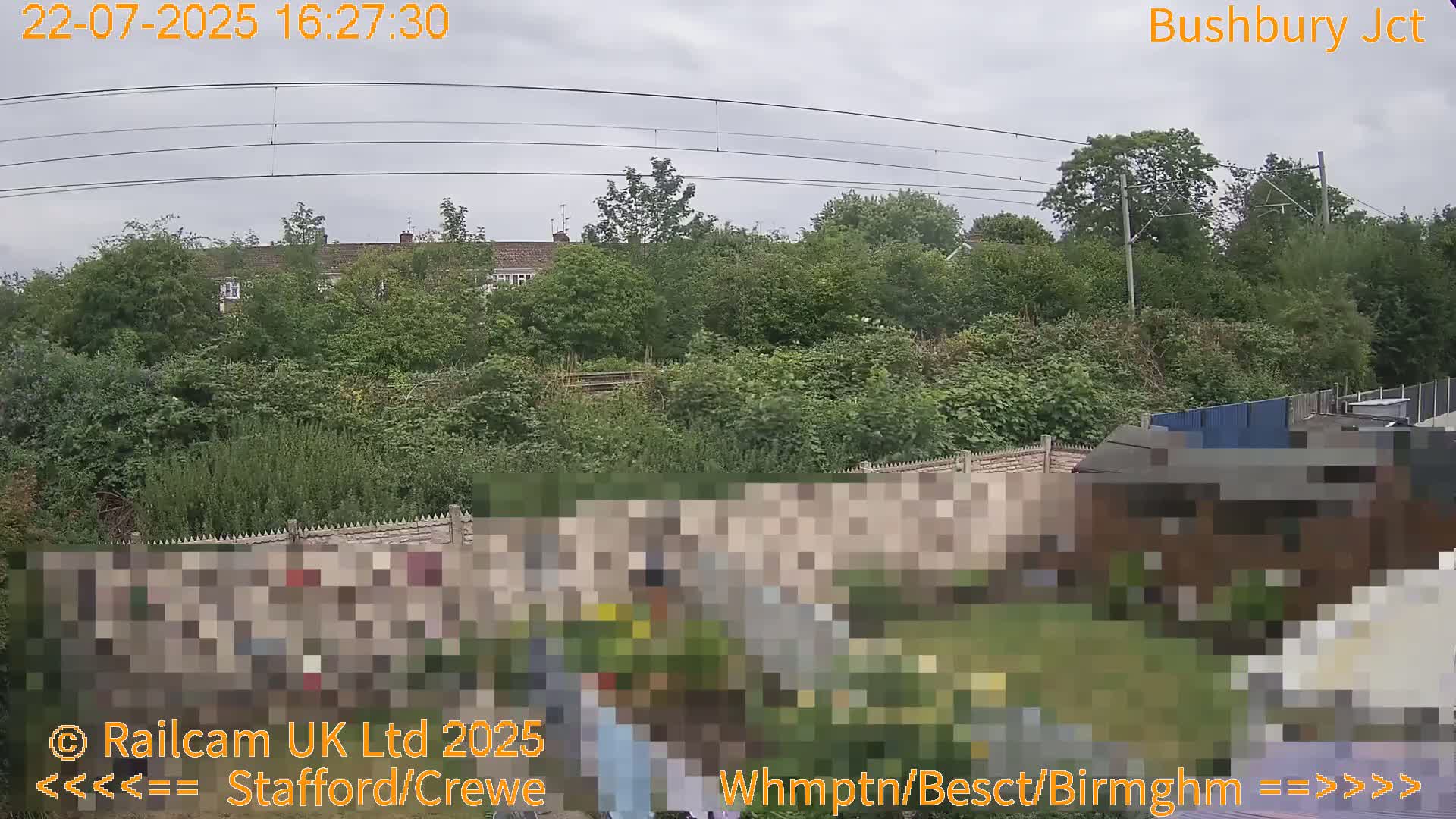 Bushbury Railway Junction Live Cam -  Wolverhampton, West Midlands, England, united Kingdom
