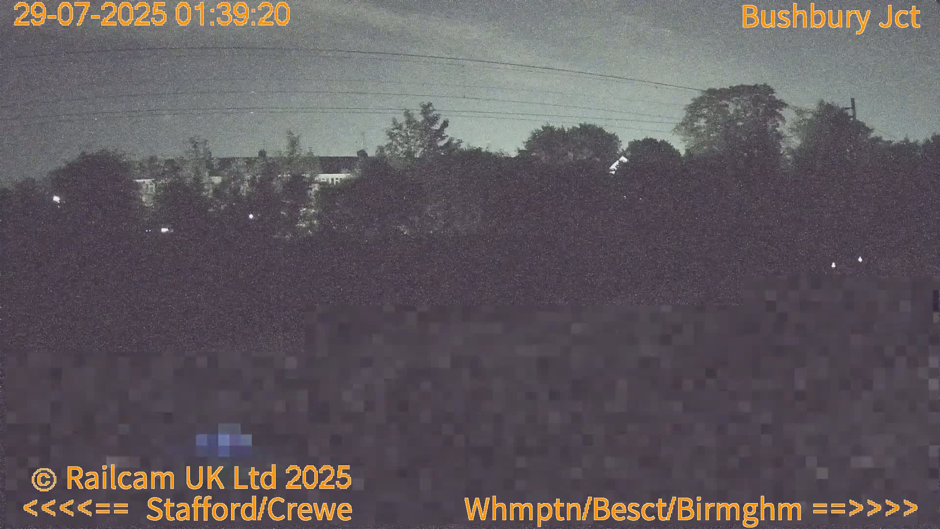 Bushbury Railway Junction Live Cam -  Wolverhampton, West Midlands, England, united Kingdom