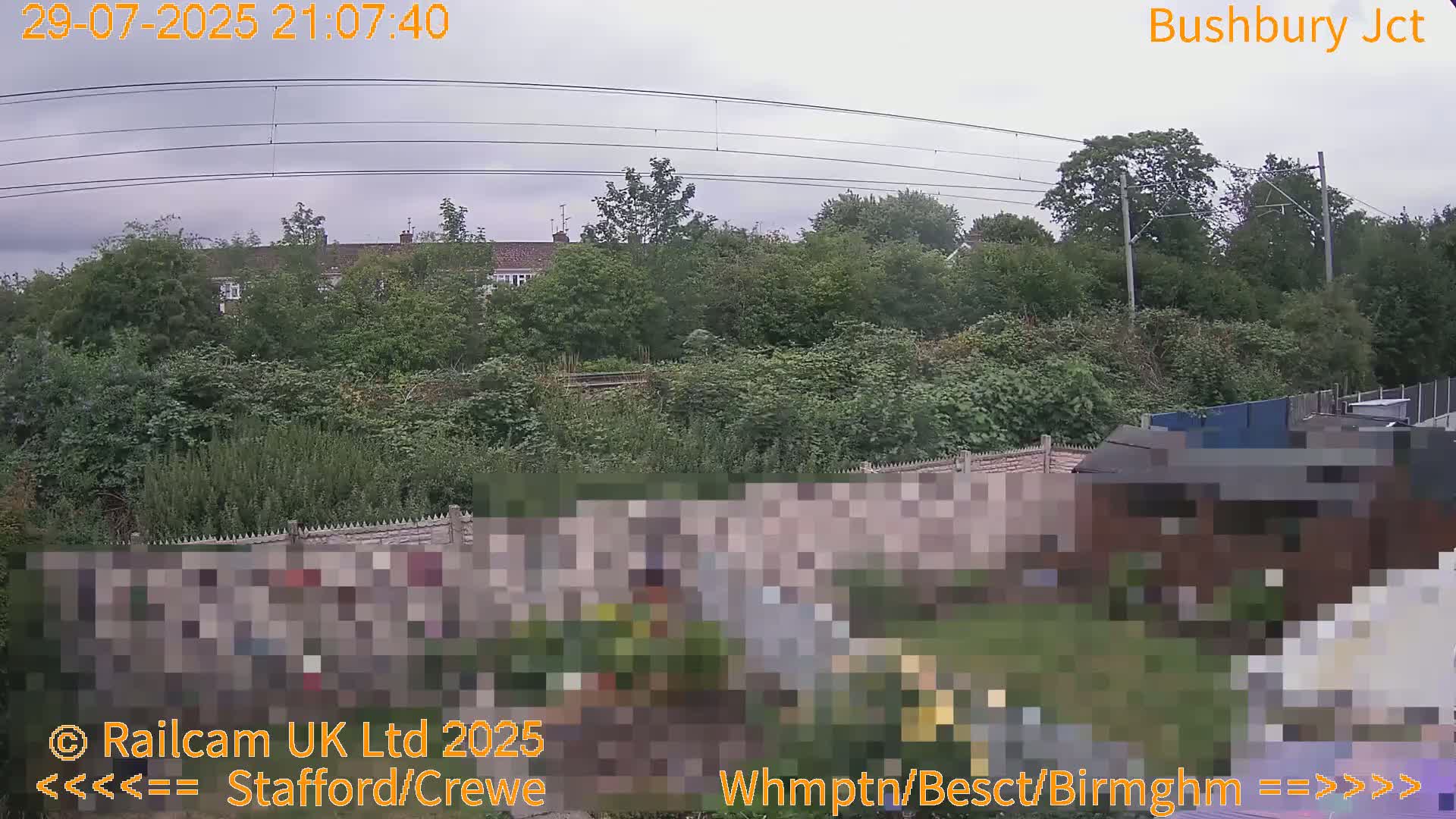 Bushbury Railway Junction Live Cam -  Wolverhampton, West Midlands, England, united Kingdom