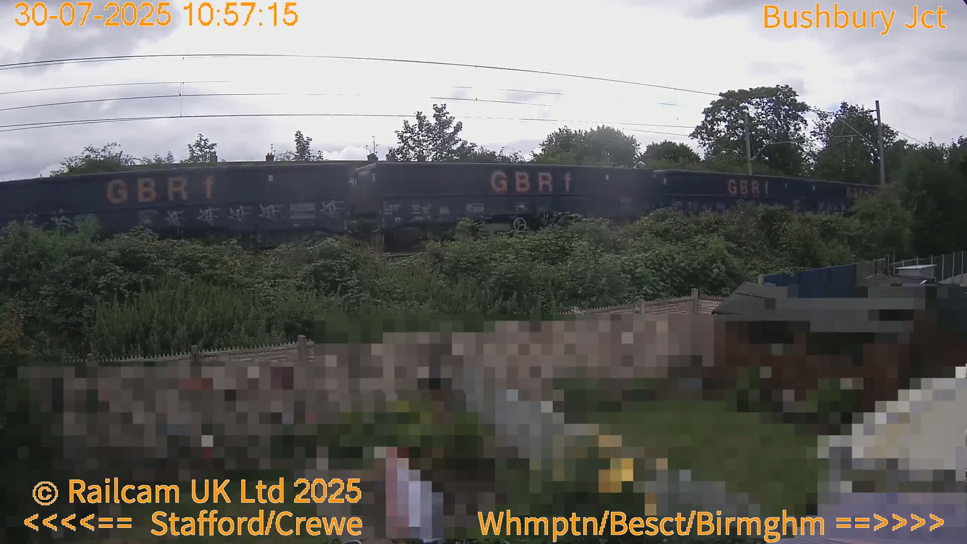 Bushbury Railway Junction Live Cam -  Wolverhampton, West Midlands, England, united Kingdom