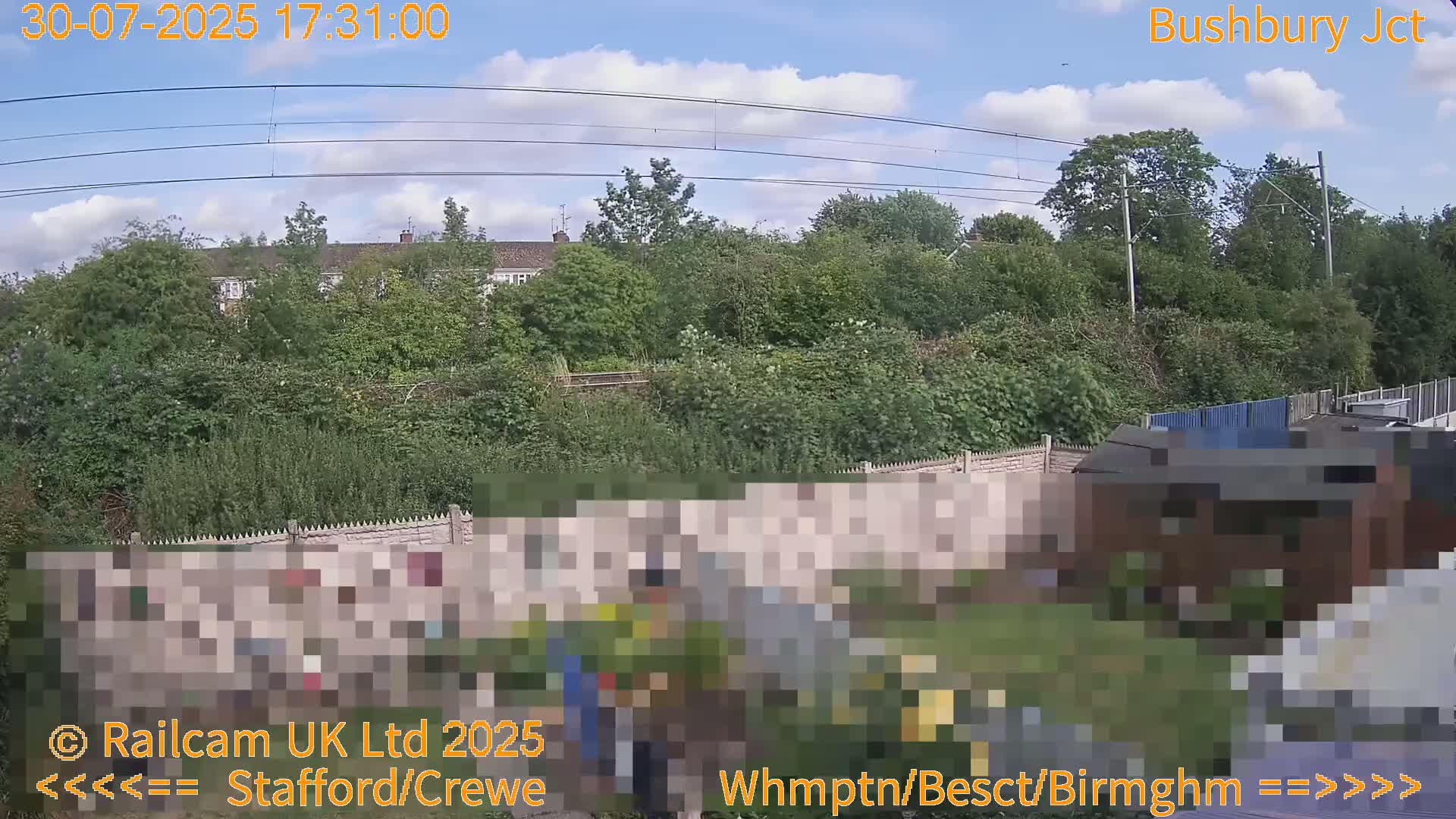 Bushbury Railway Junction Live Cam -  Wolverhampton, West Midlands, England, united Kingdom
