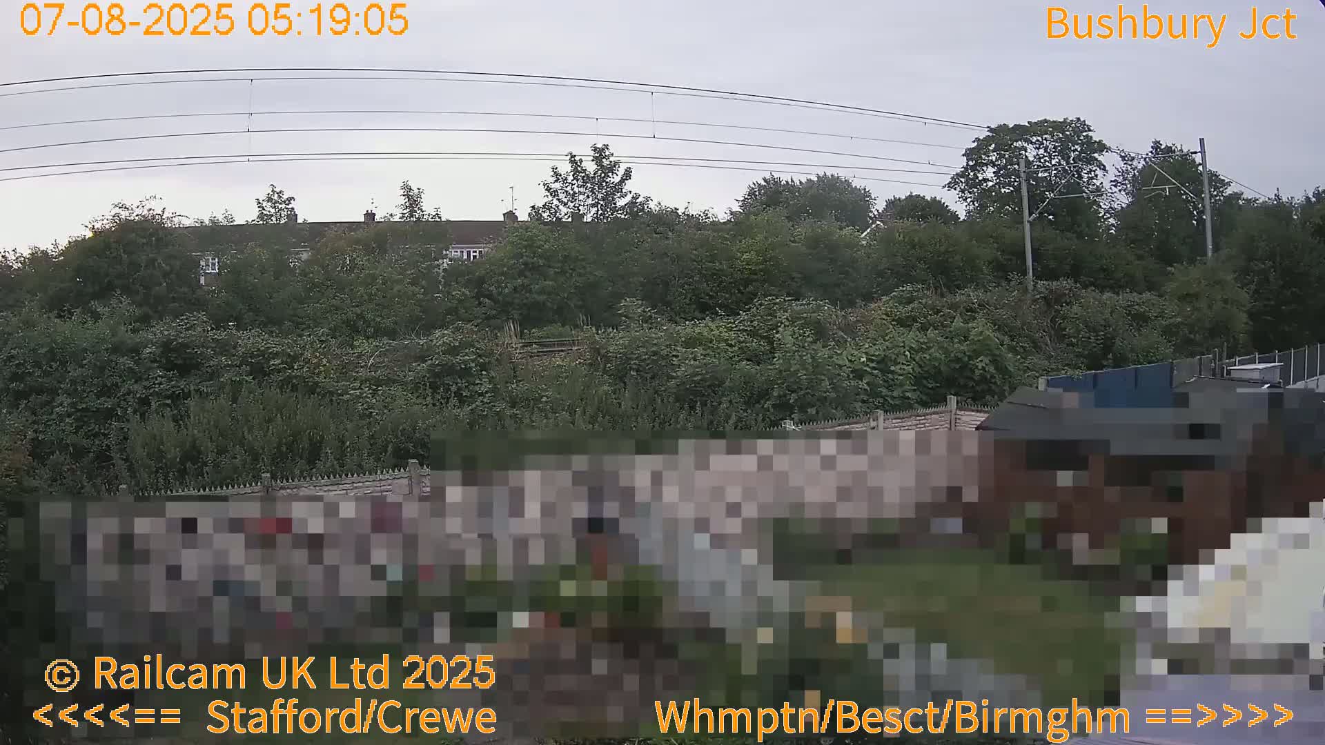 Bushbury Railway Junction Live Cam -  Wolverhampton, West Midlands, England, united Kingdom