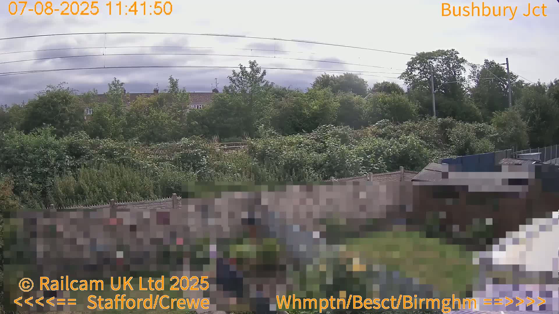 Bushbury Railway Junction Live Cam -  Wolverhampton, West Midlands, England, united Kingdom