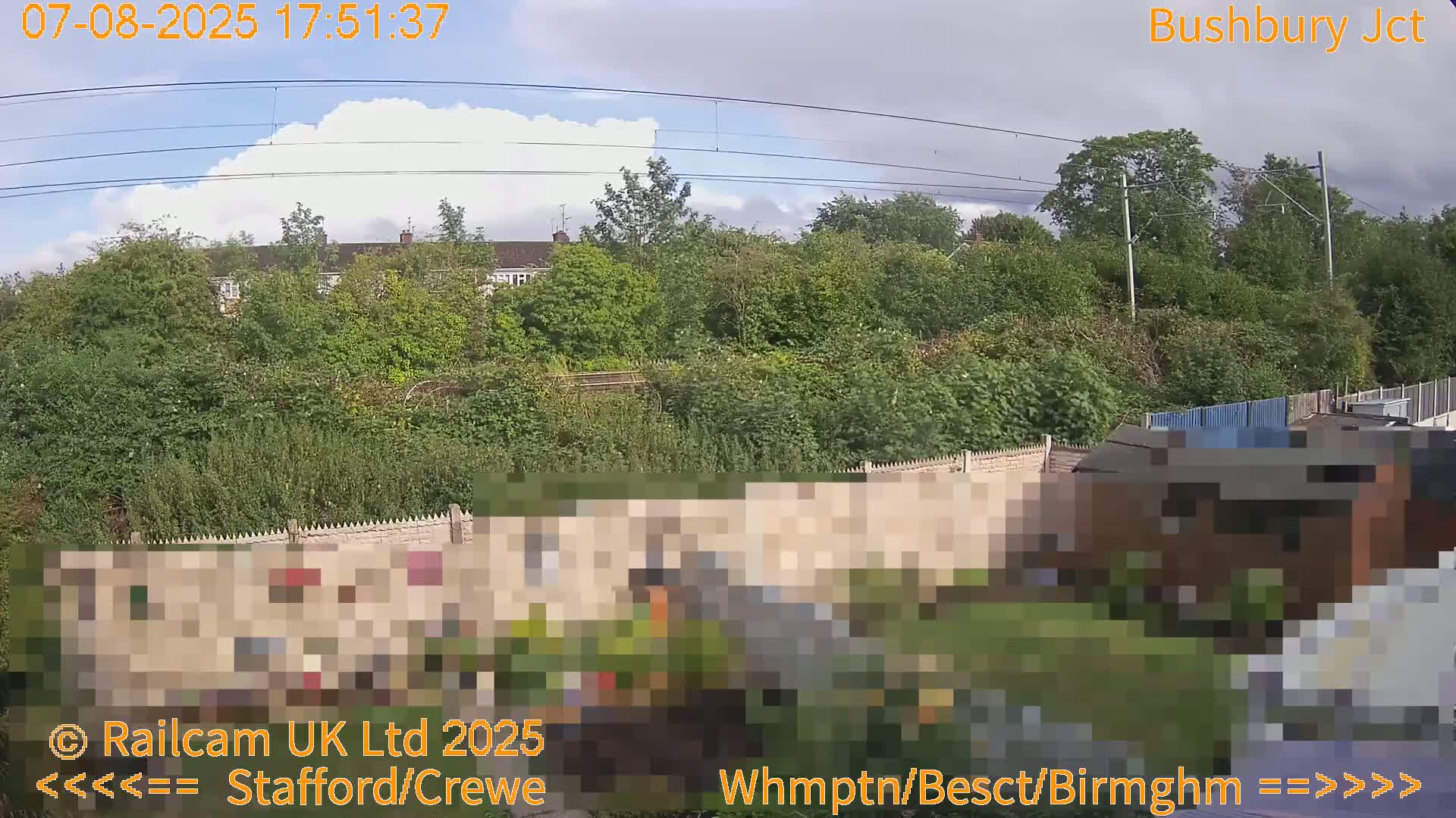 Bushbury Railway Junction Live Cam -  Wolverhampton, West Midlands, England, united Kingdom