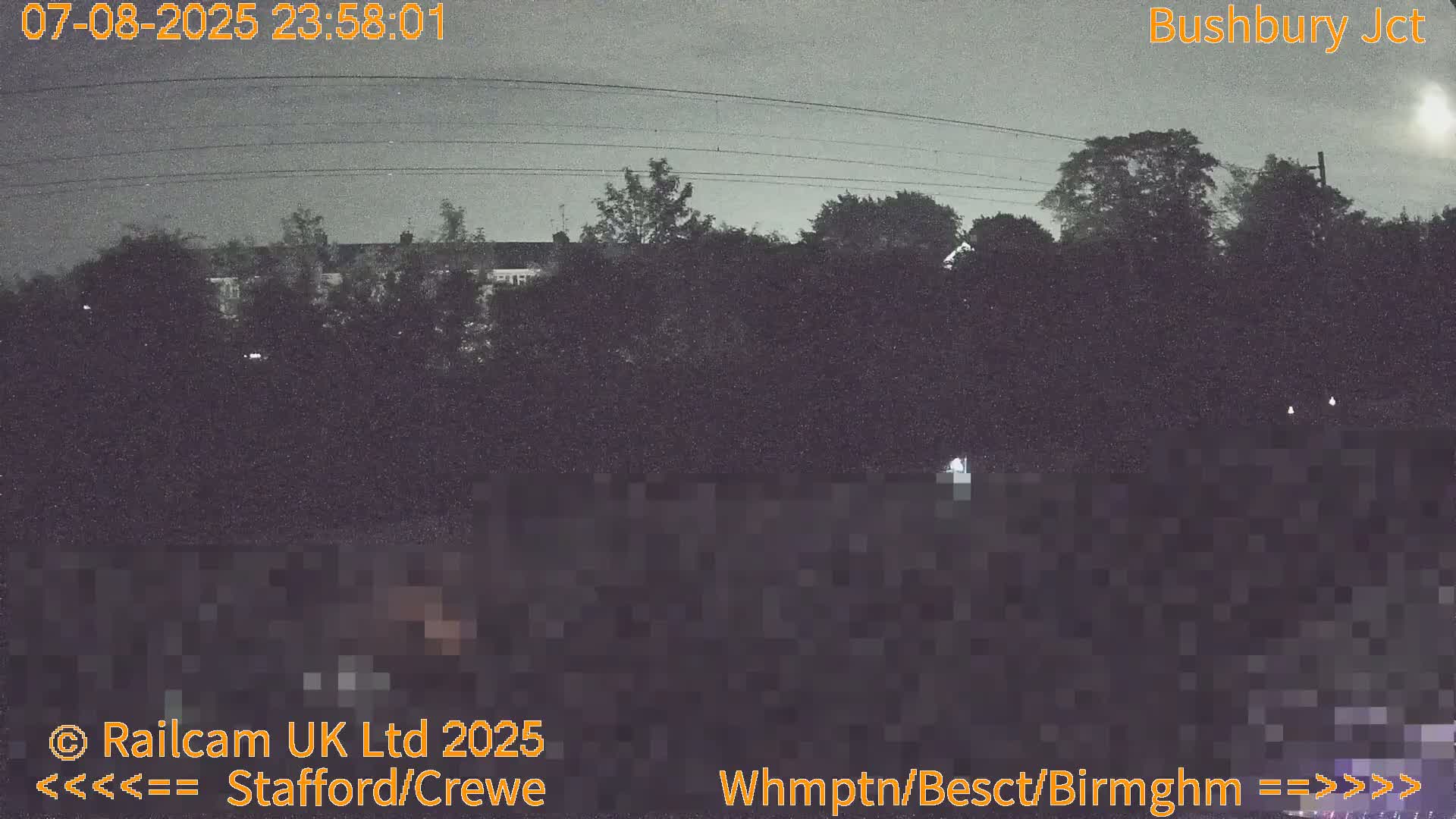 Bushbury Railway Junction Live Cam -  Wolverhampton, West Midlands, England, united Kingdom