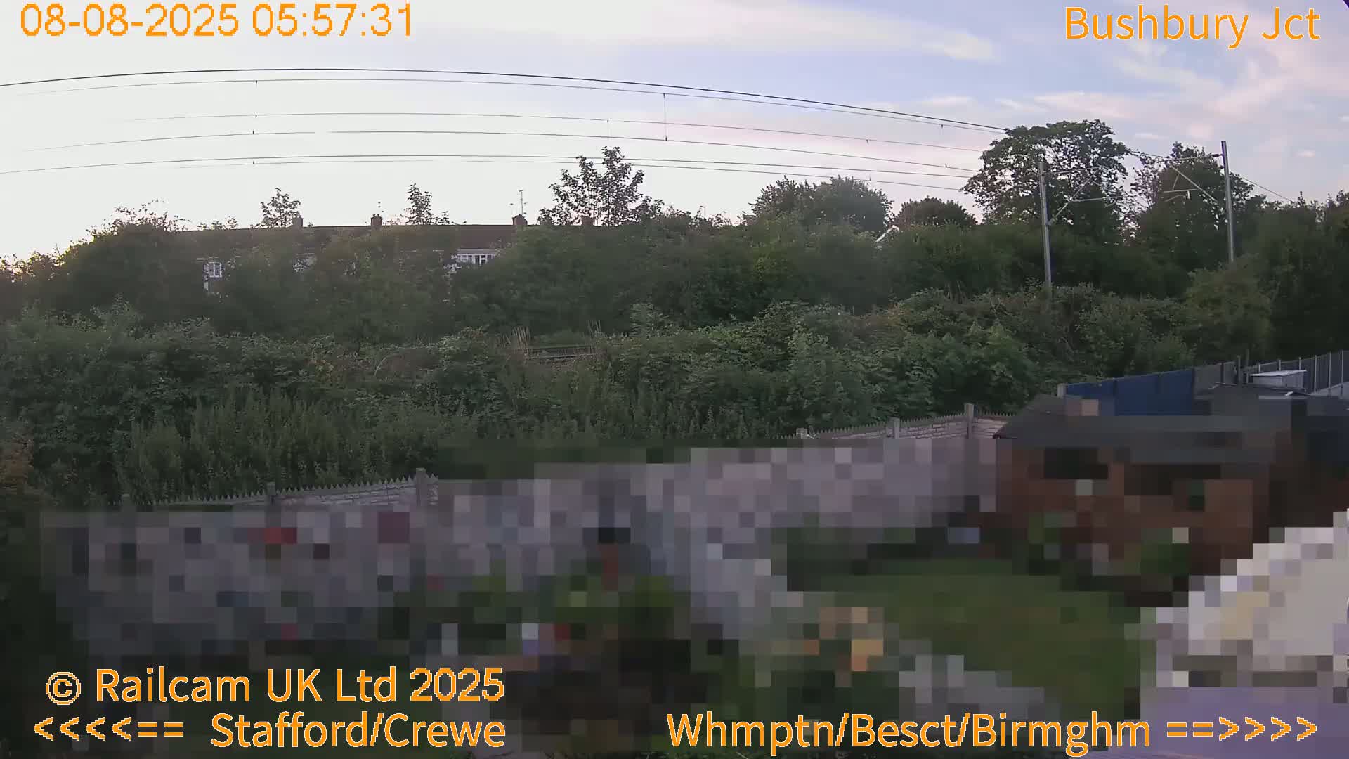 Bushbury Railway Junction Live Cam -  Wolverhampton, West Midlands, England, united Kingdom