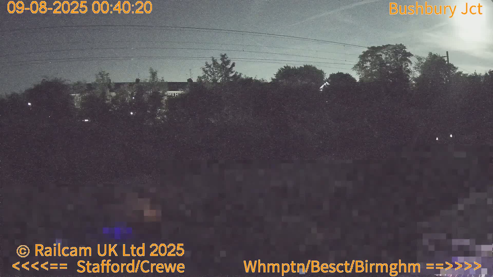 Bushbury Railway Junction Live Cam -  Wolverhampton, West Midlands, England, united Kingdom