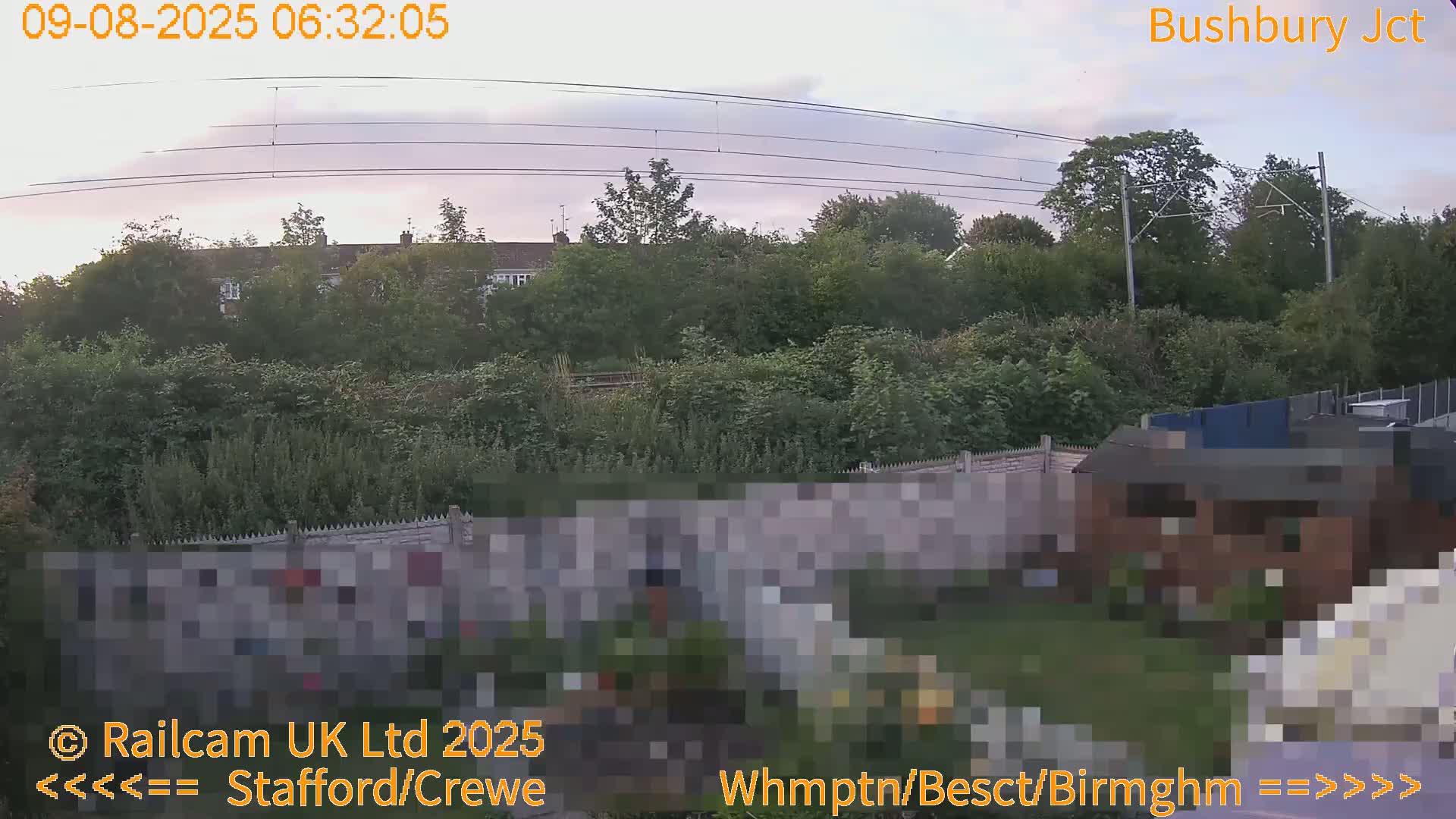 Bushbury Railway Junction Live Cam -  Wolverhampton, West Midlands, England, united Kingdom