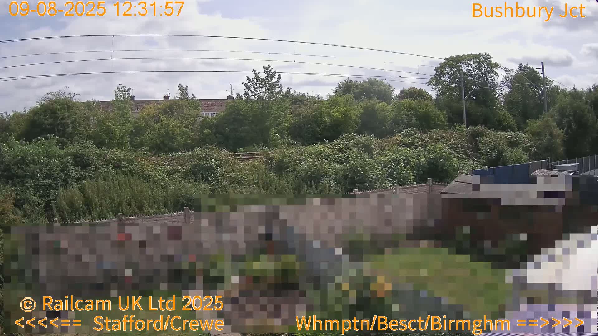 Bushbury Railway Junction Live Cam -  Wolverhampton, West Midlands, England, united Kingdom