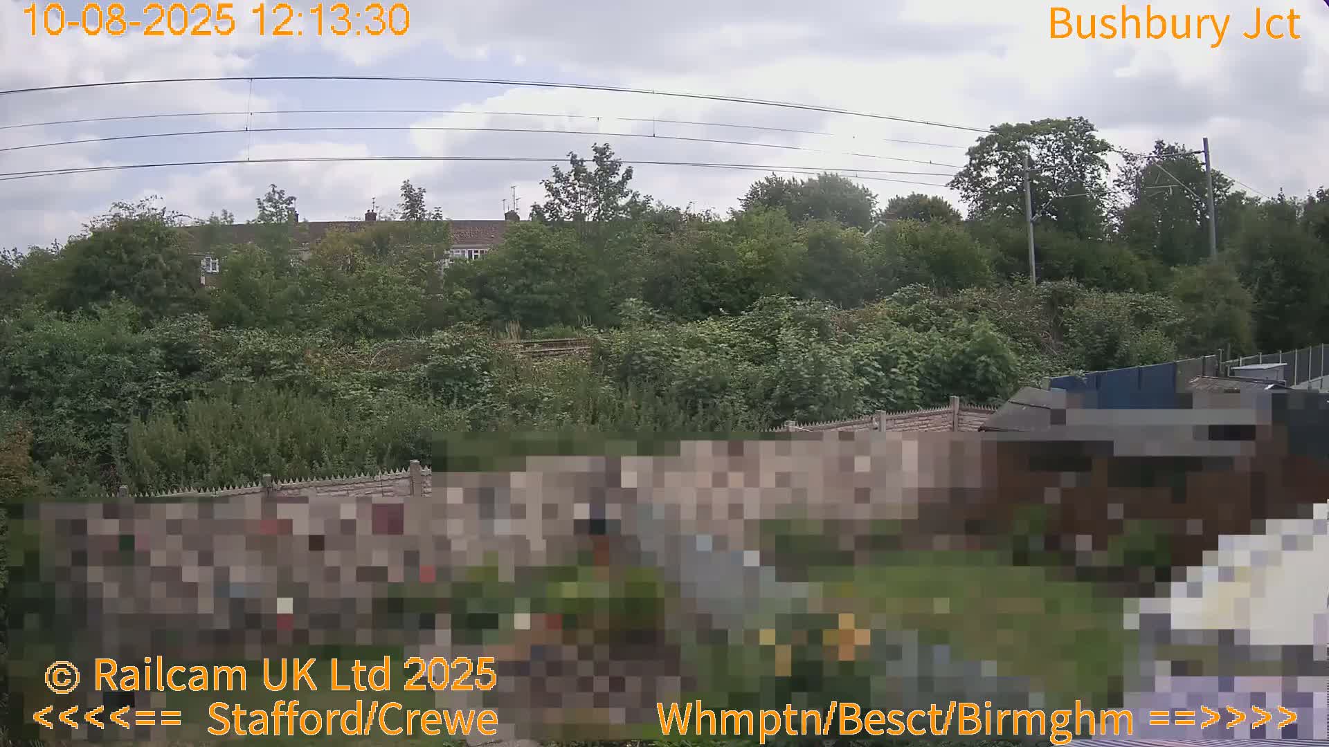 Bushbury Railway Junction Live Cam -  Wolverhampton, West Midlands, England, united Kingdom