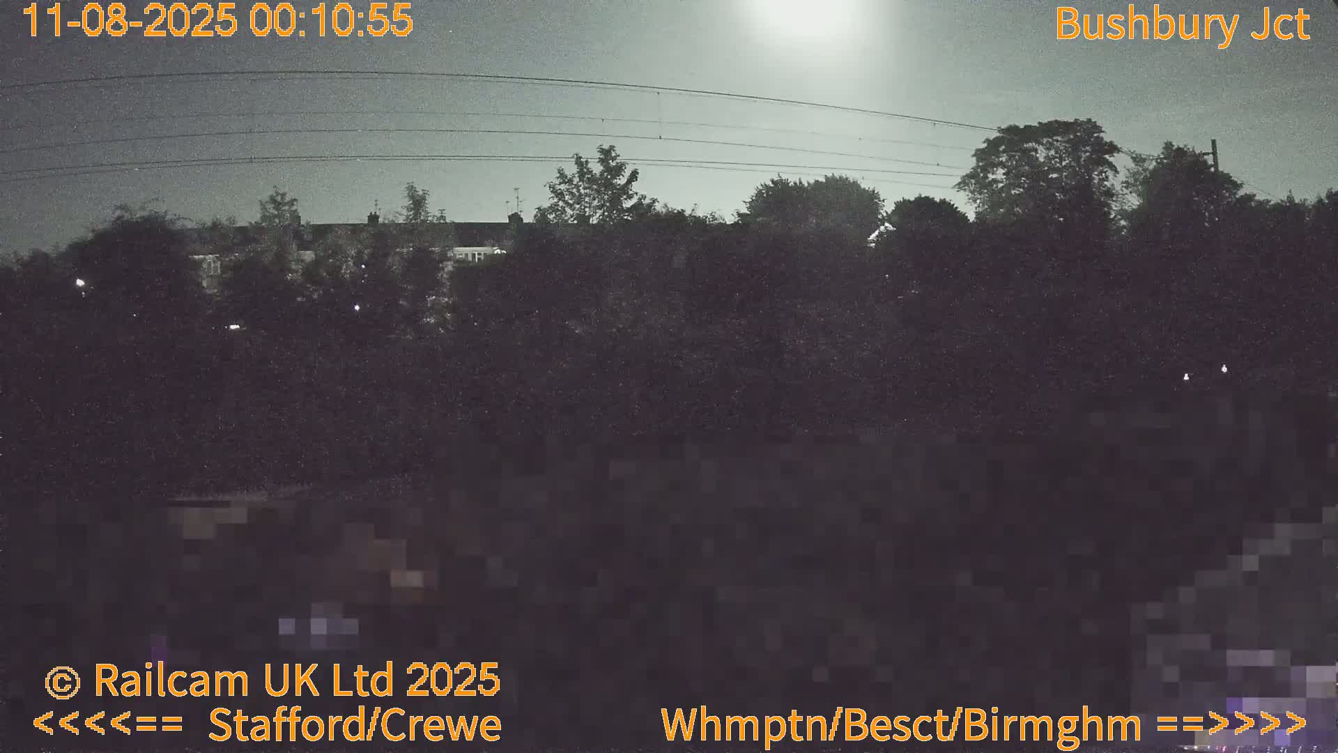 Bushbury Railway Junction Live Cam -  Wolverhampton, West Midlands, England, united Kingdom