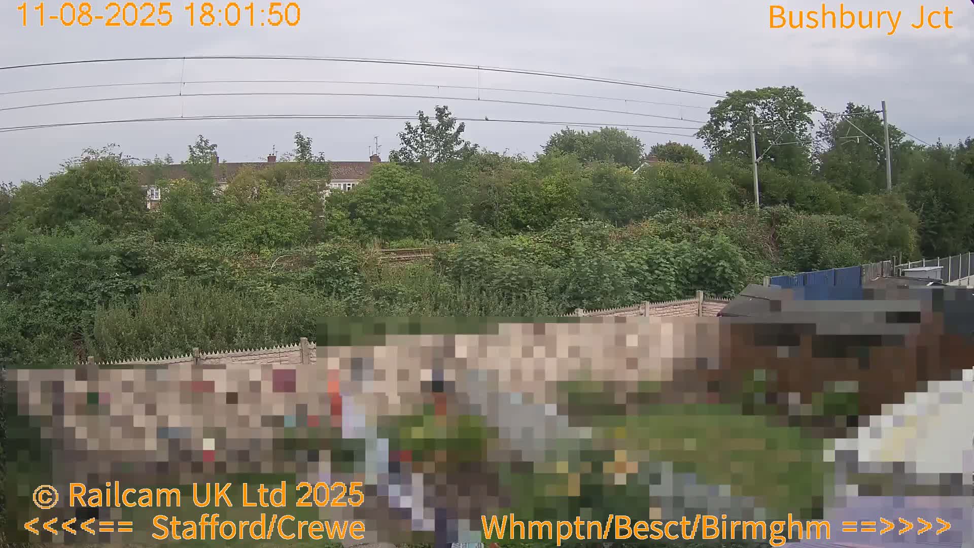 Bushbury Railway Junction Live Cam -  Wolverhampton, West Midlands, England, united Kingdom