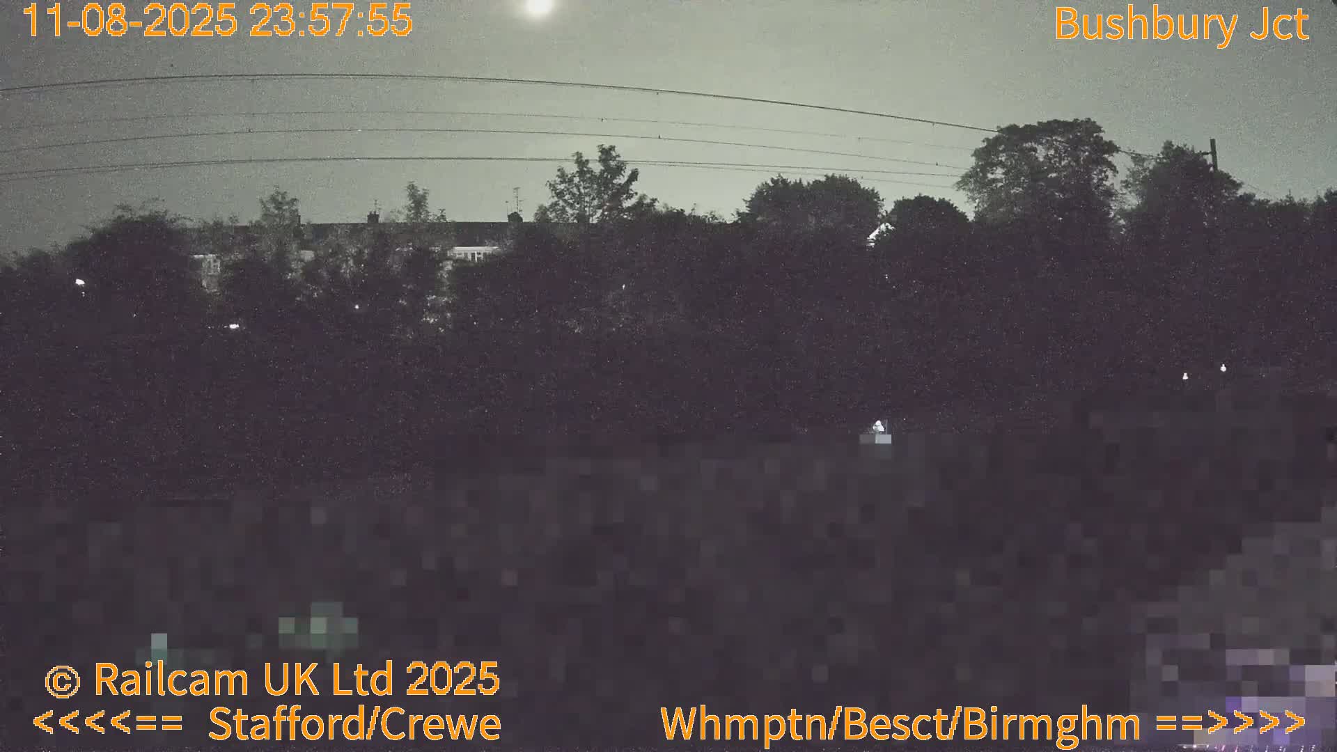 Bushbury Railway Junction Live Cam -  Wolverhampton, West Midlands, England, united Kingdom