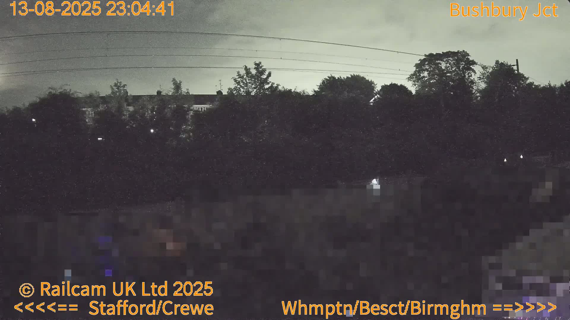 Bushbury Railway Junction Live Cam -  Wolverhampton, West Midlands, England, united Kingdom