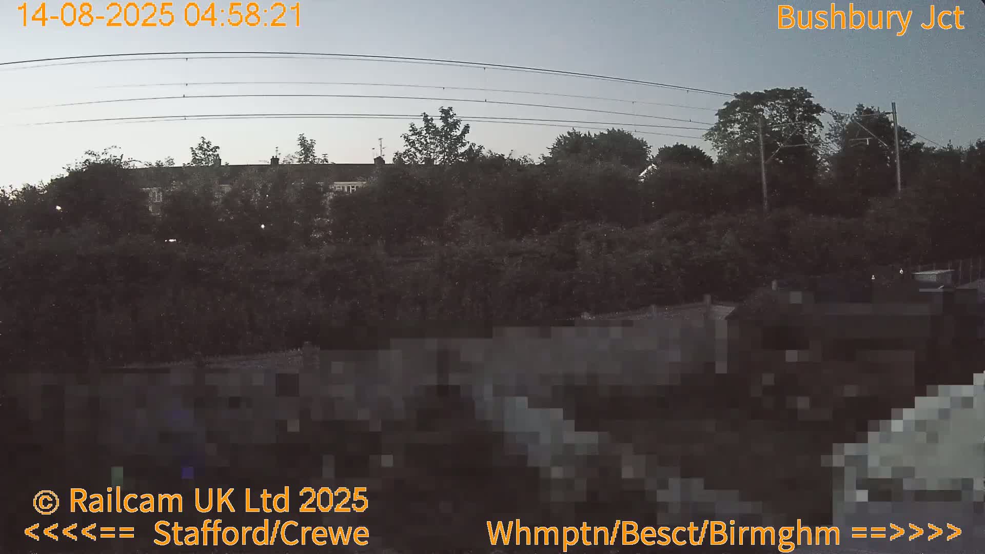 Bushbury Railway Junction Live Cam -  Wolverhampton, West Midlands, England, united Kingdom