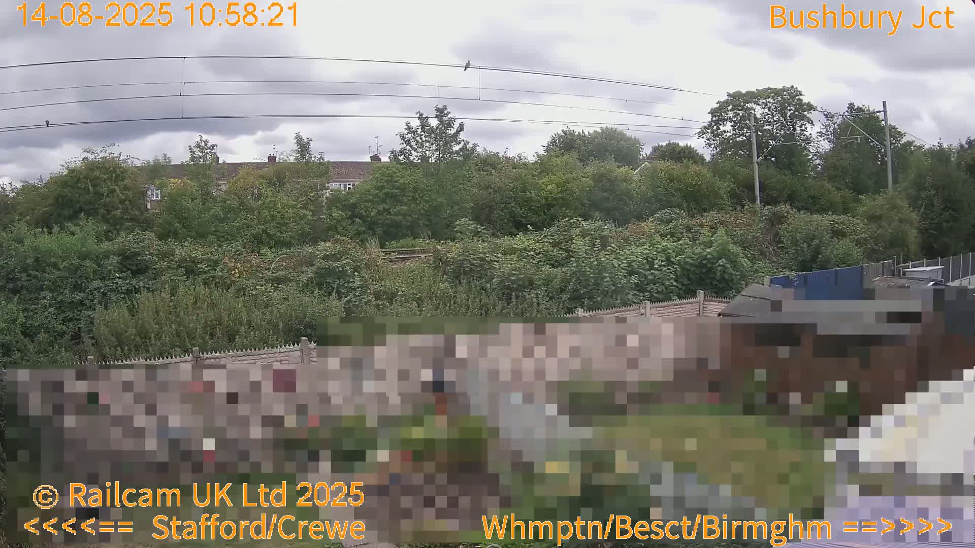 Bushbury Railway Junction Live Cam -  Wolverhampton, West Midlands, England, united Kingdom