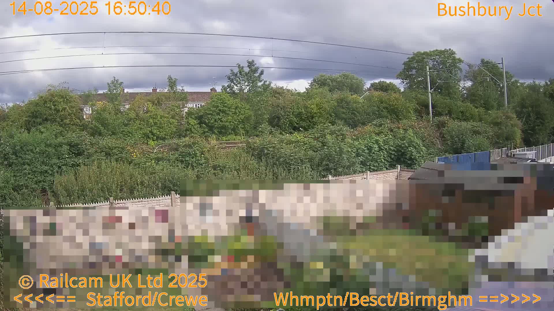 Bushbury Railway Junction Live Cam -  Wolverhampton, West Midlands, England, united Kingdom