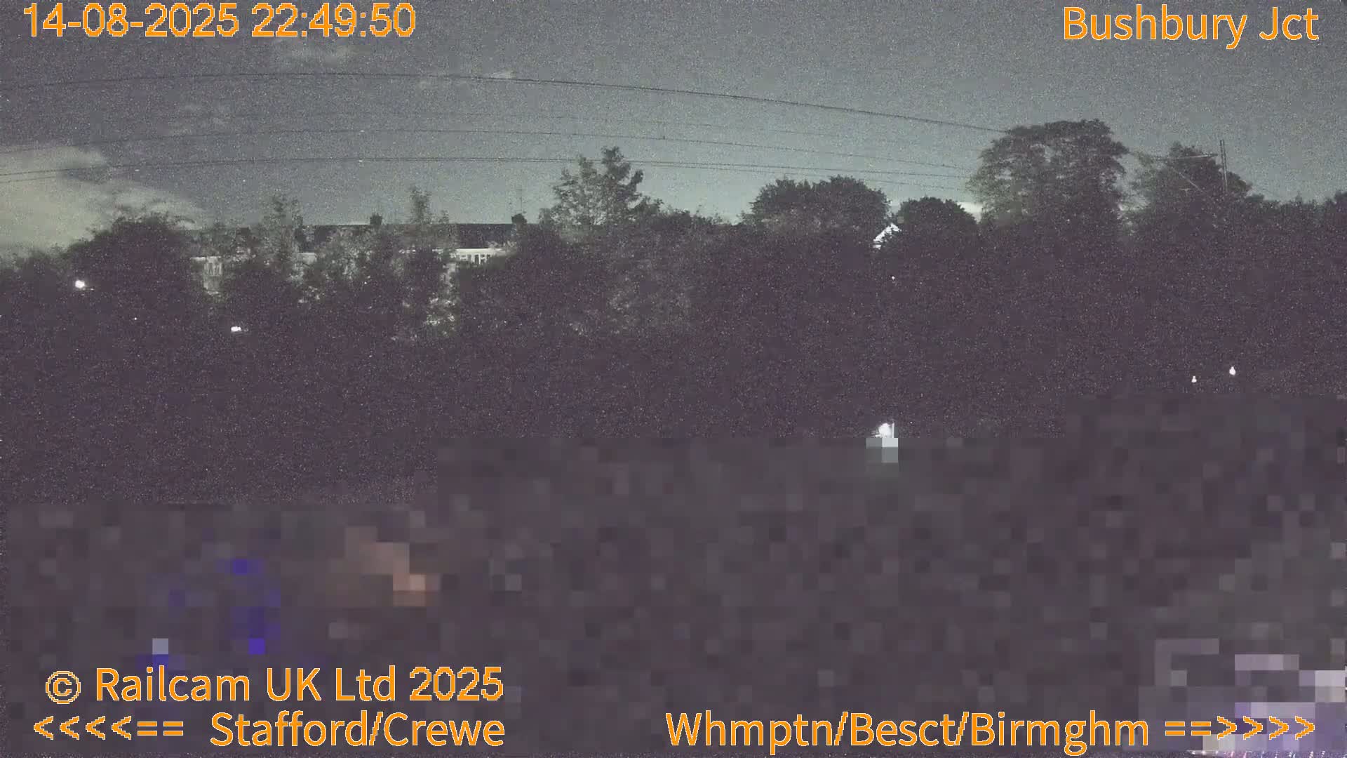 Bushbury Railway Junction Live Cam -  Wolverhampton, West Midlands, England, united Kingdom