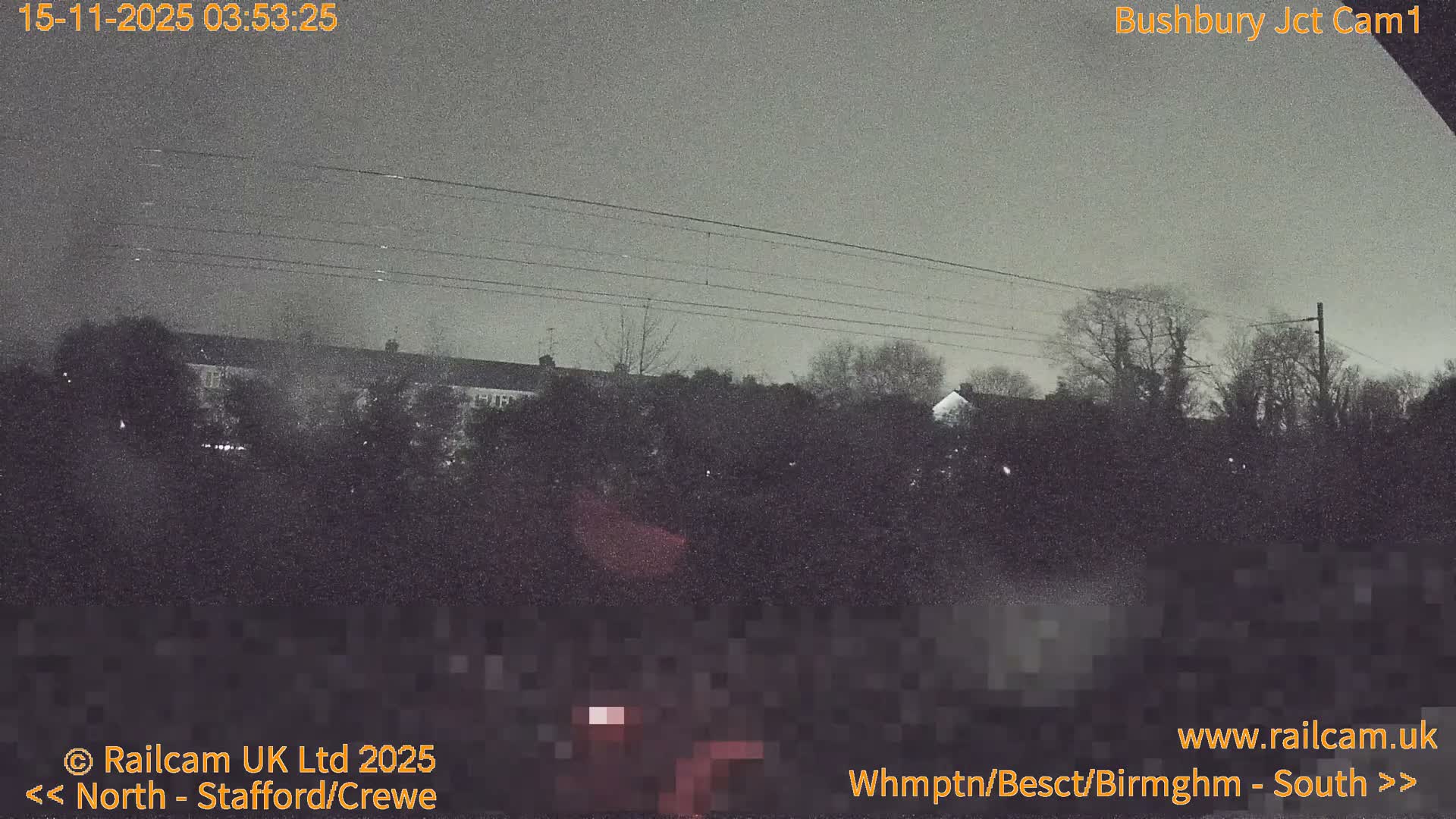Bushbury Railway Junction Live Cam -  Wolverhampton, West Midlands, England, united Kingdom