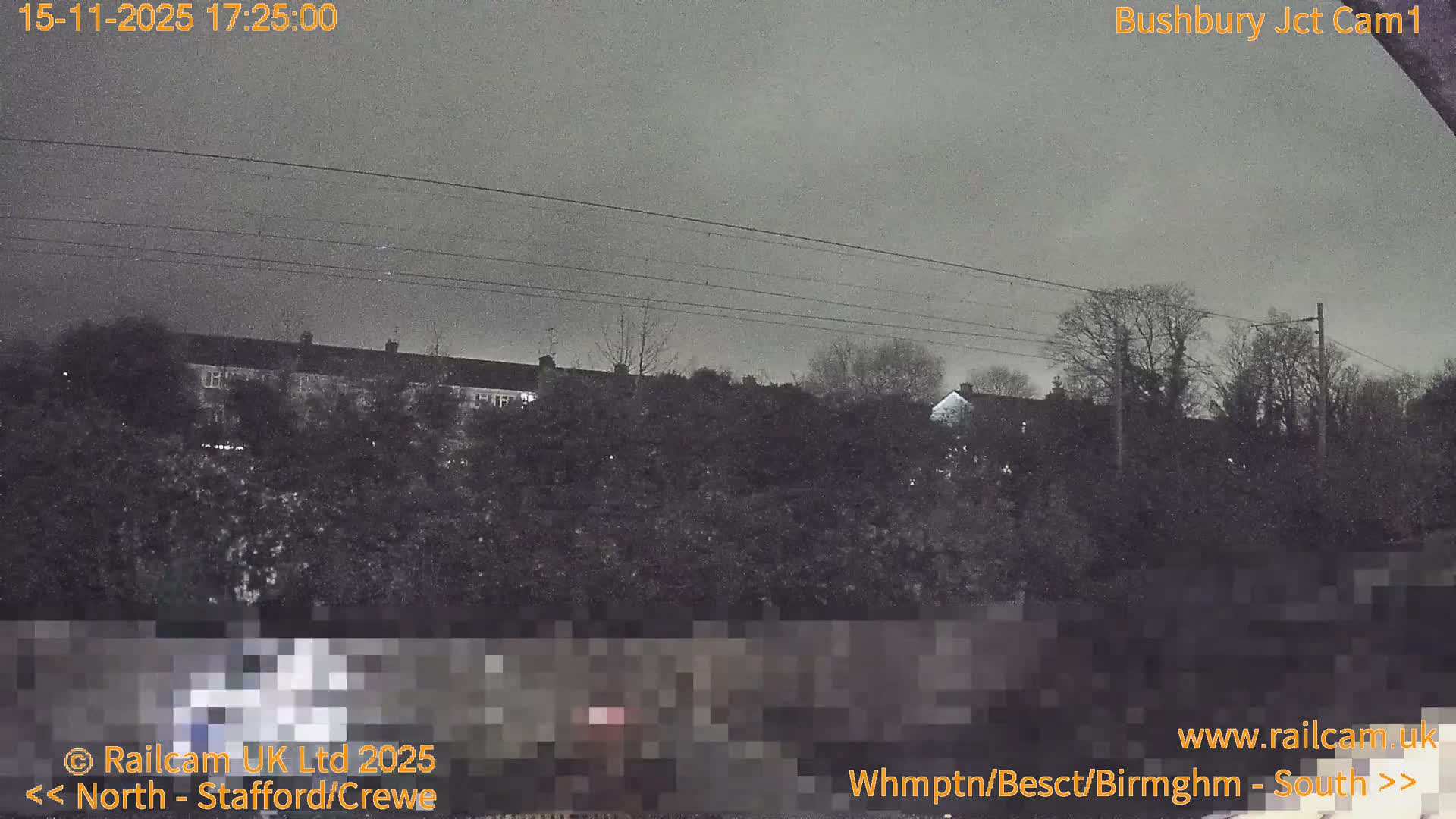 Bushbury Railway Junction Live Cam -  Wolverhampton, West Midlands, England, united Kingdom