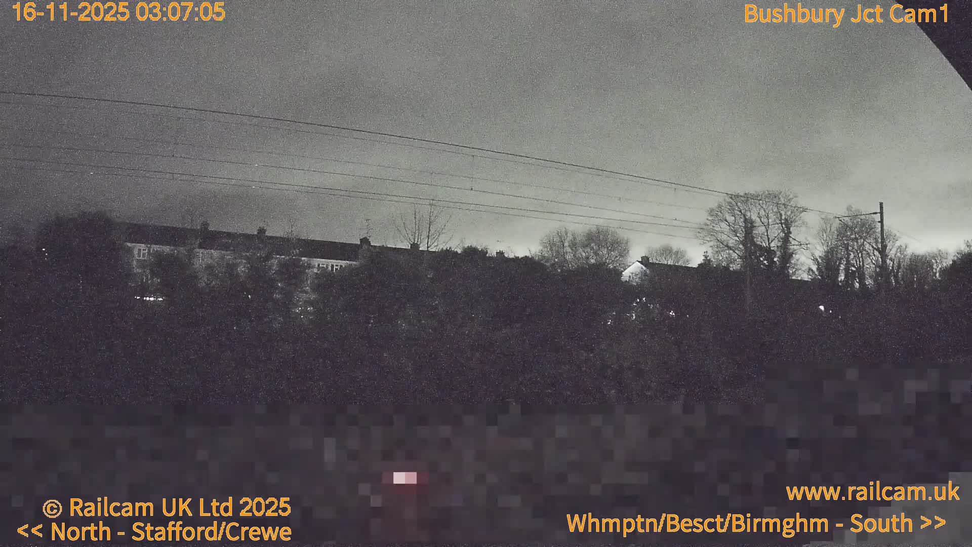 Bushbury Railway Junction Live Cam -  Wolverhampton, West Midlands, England, united Kingdom