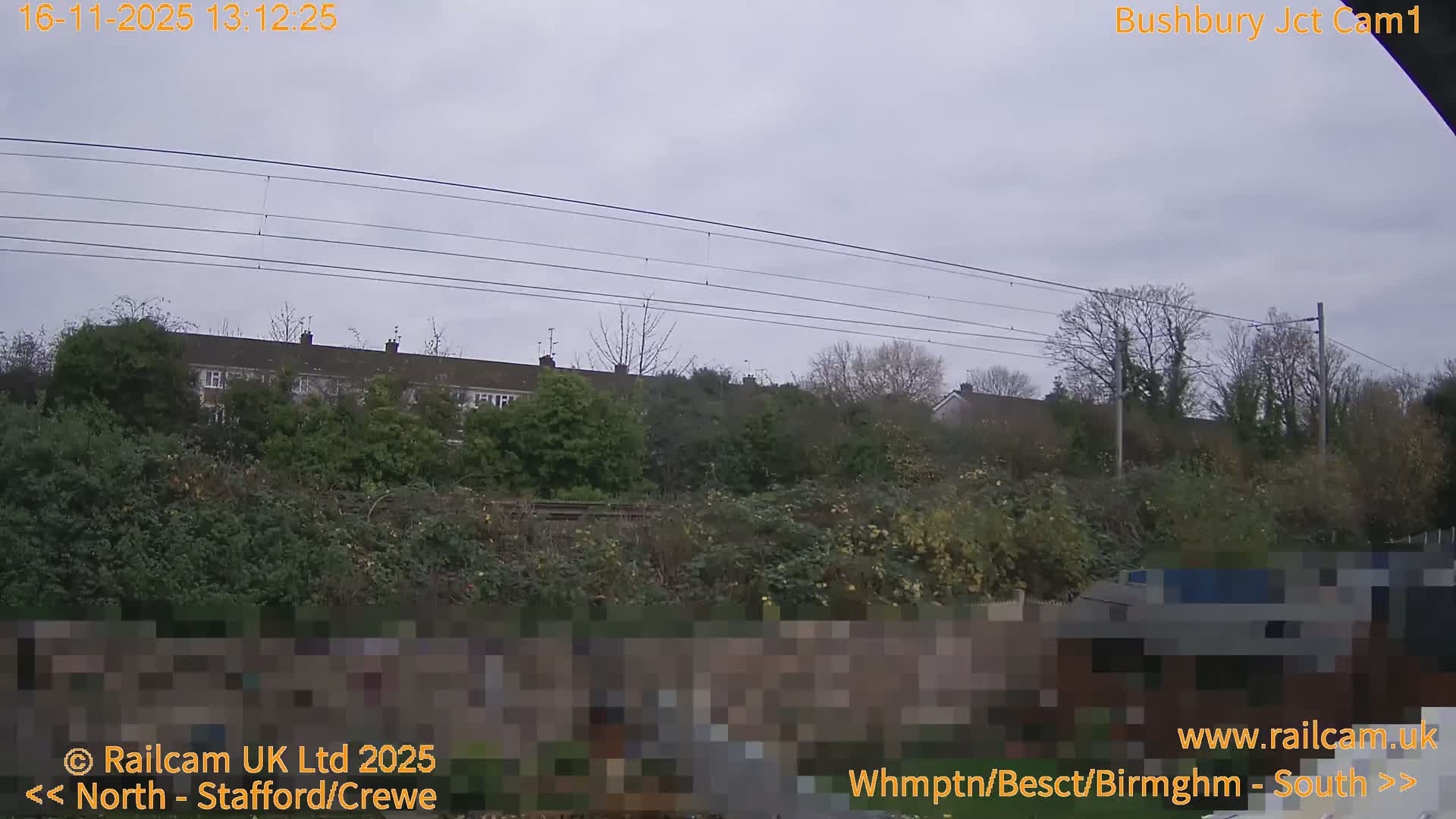 Bushbury Railway Junction Live Cam -  Wolverhampton, West Midlands, England, united Kingdom