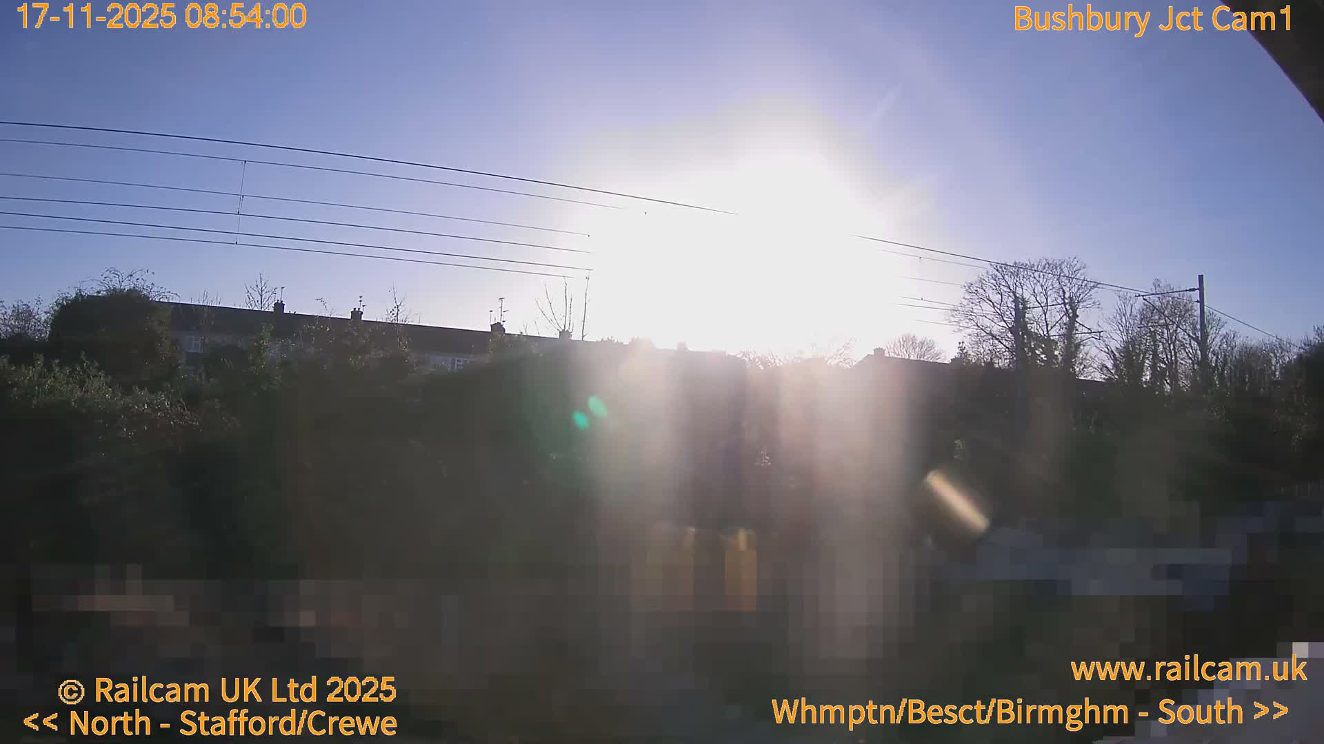 Bushbury Railway Junction Live Cam -  Wolverhampton, West Midlands, England, united Kingdom