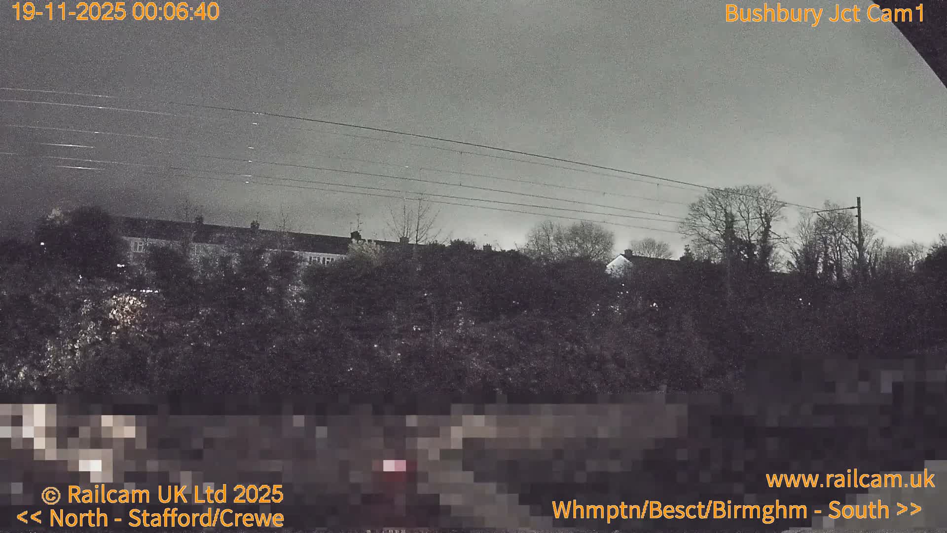 Bushbury Railway Junction Live Cam -  Wolverhampton, West Midlands, England, united Kingdom