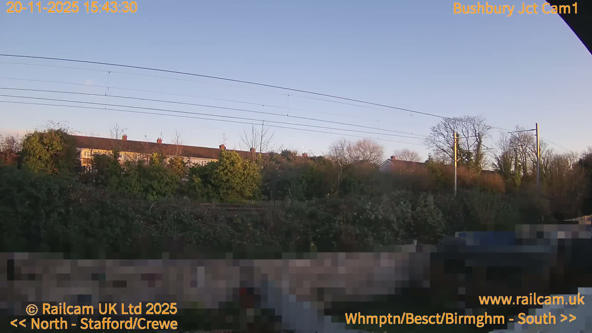 Bushbury Railway Junction Live Cam -  Wolverhampton, West Midlands, England, united Kingdom