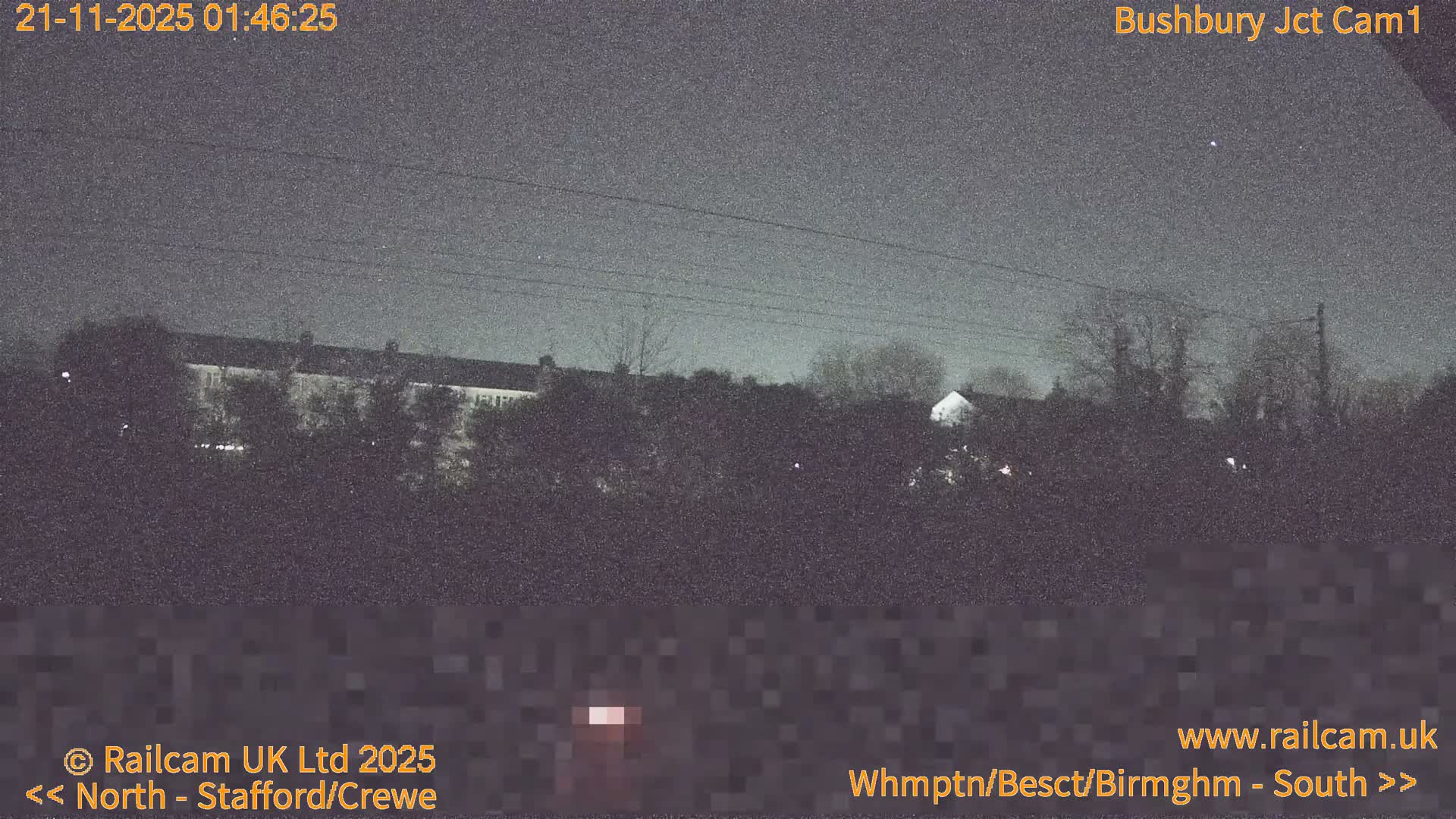 Bushbury Railway Junction Live Cam -  Wolverhampton, West Midlands, England, united Kingdom