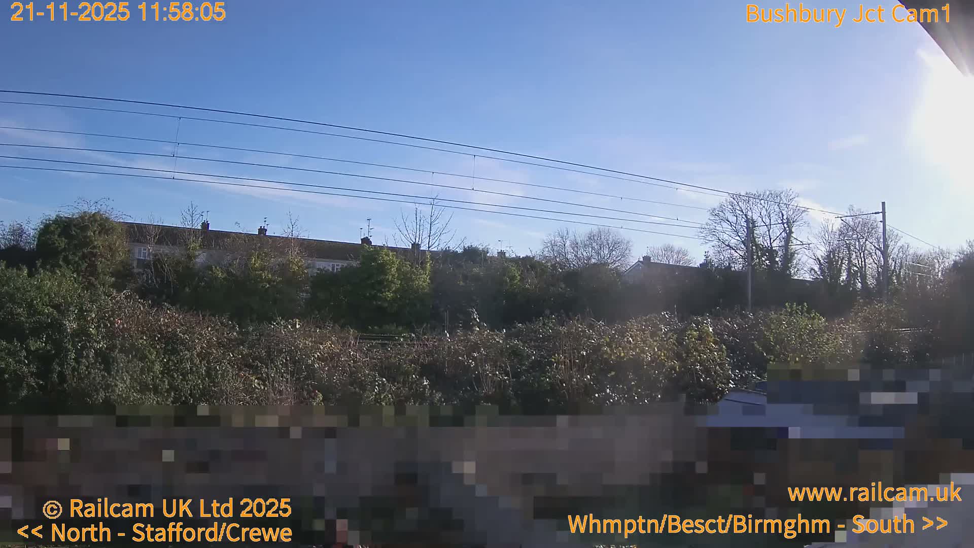Bushbury Railway Junction Live Cam -  Wolverhampton, West Midlands, England, united Kingdom