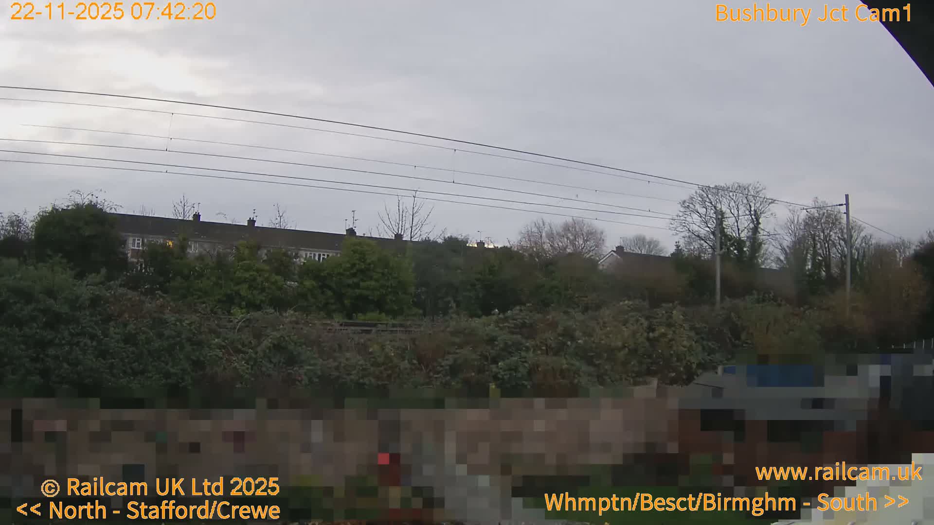 Bushbury Railway Junction Live Cam -  Wolverhampton, West Midlands, England, united Kingdom