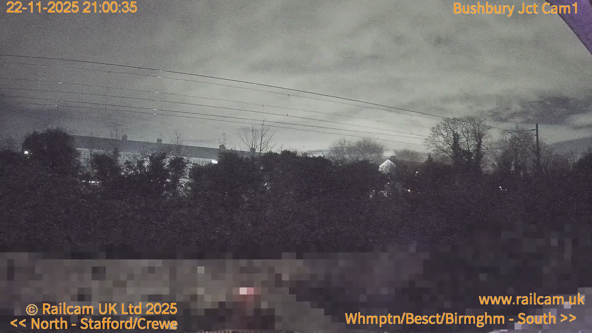 Bushbury Railway Junction Live Cam -  Wolverhampton, West Midlands, England, united Kingdom
