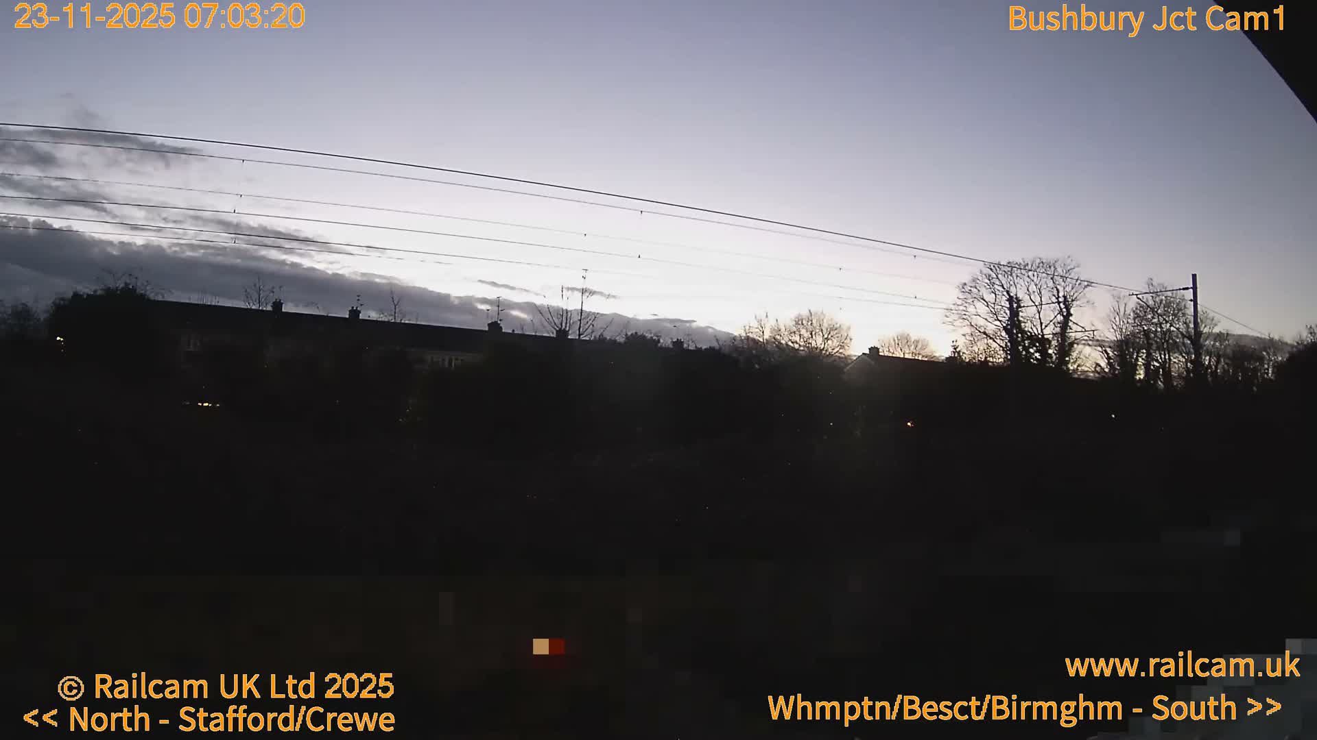 Bushbury Railway Junction Live Cam -  Wolverhampton, West Midlands, England, united Kingdom