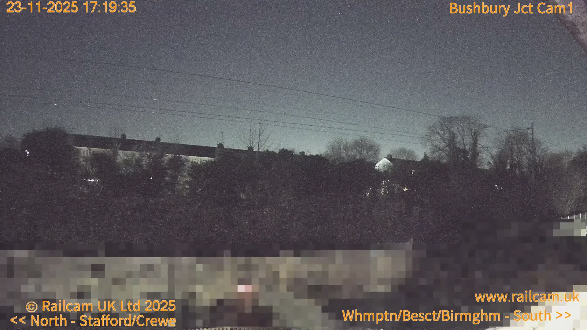 Bushbury Railway Junction Live Cam -  Wolverhampton, West Midlands, England, united Kingdom